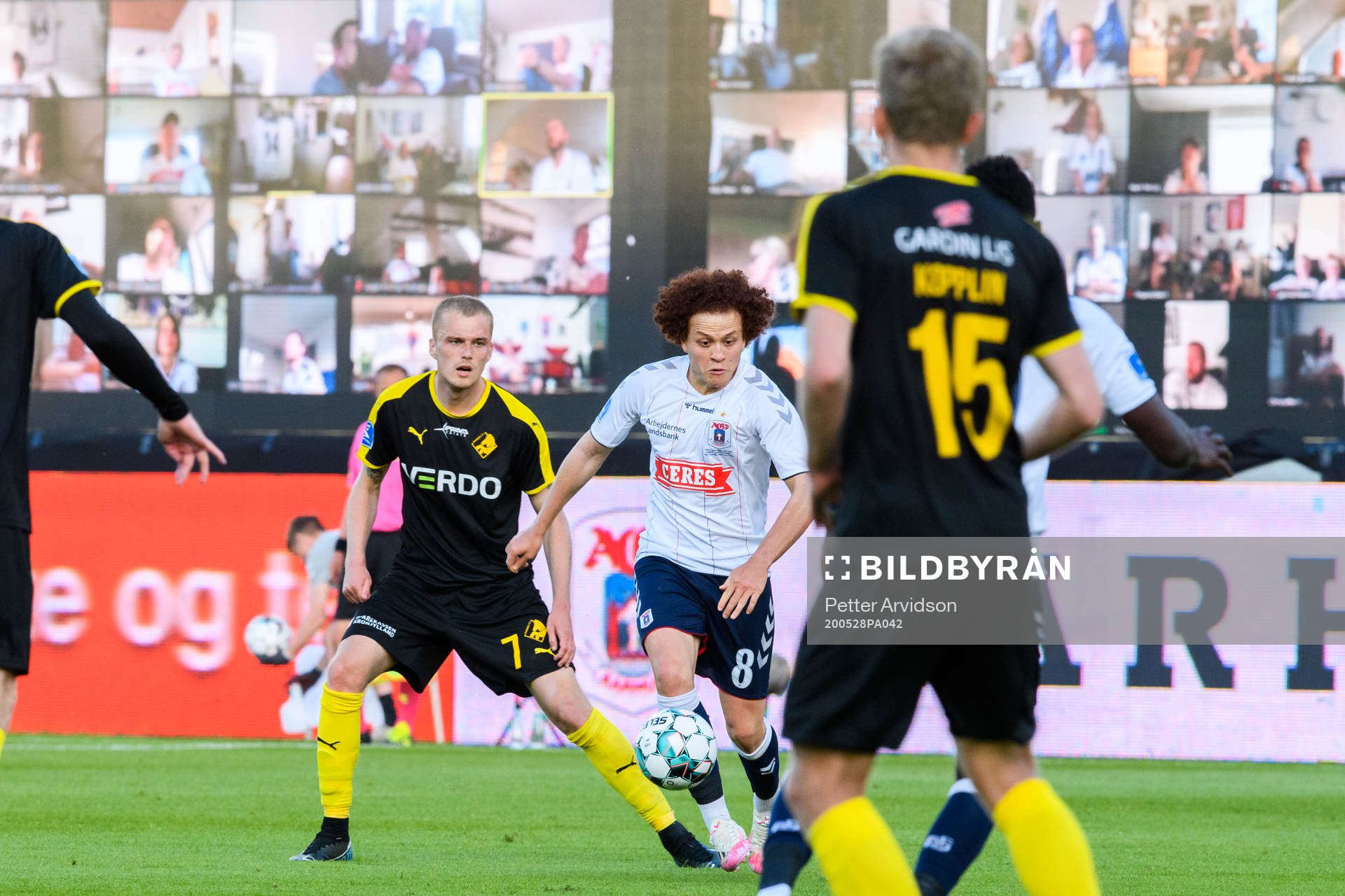 Mikkel Kallesö of Randers and Mustafa Amini of Aarhus in