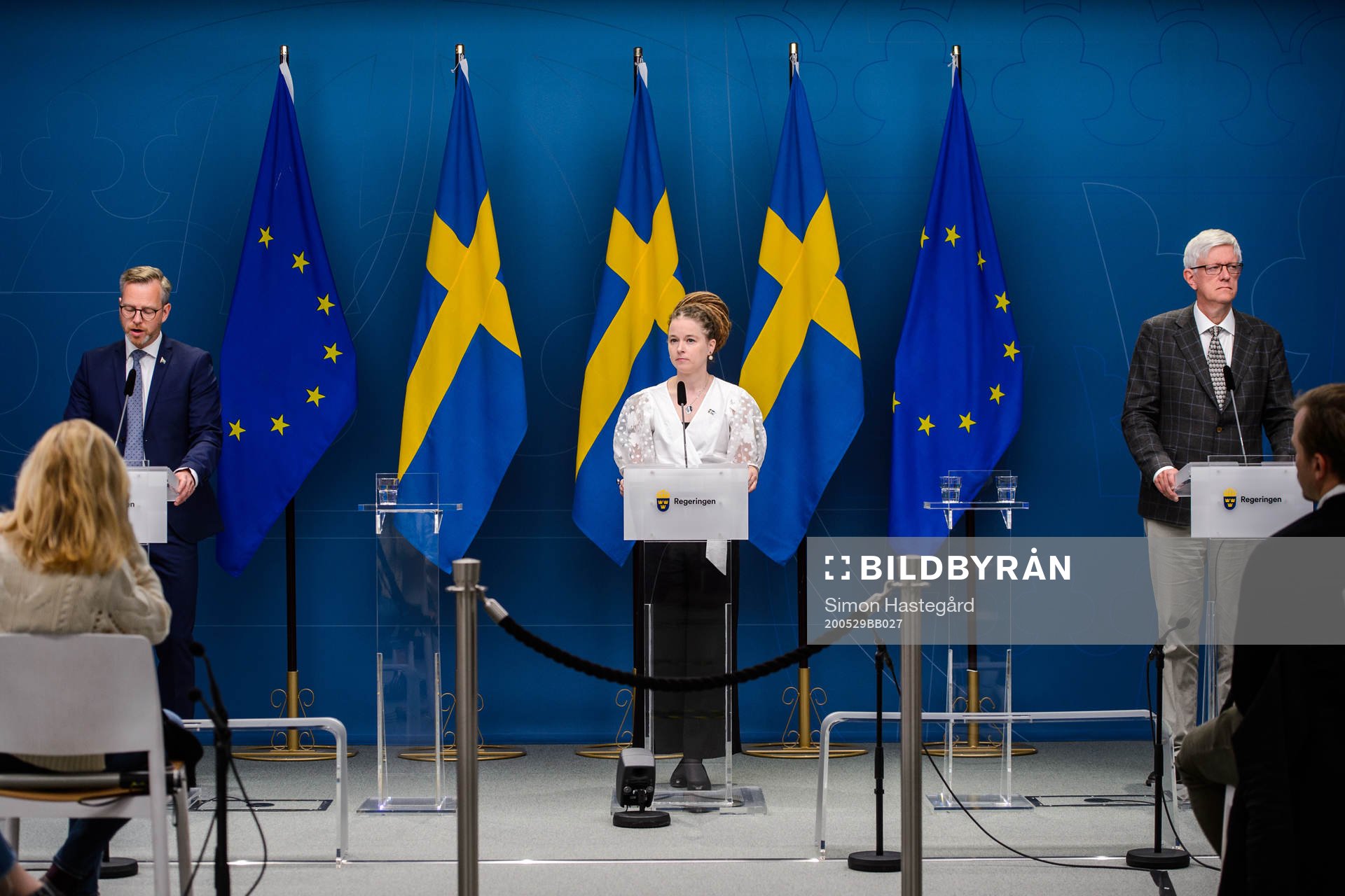 Mikael Damberg, Minister for Home Affairs, Amanda Lind,