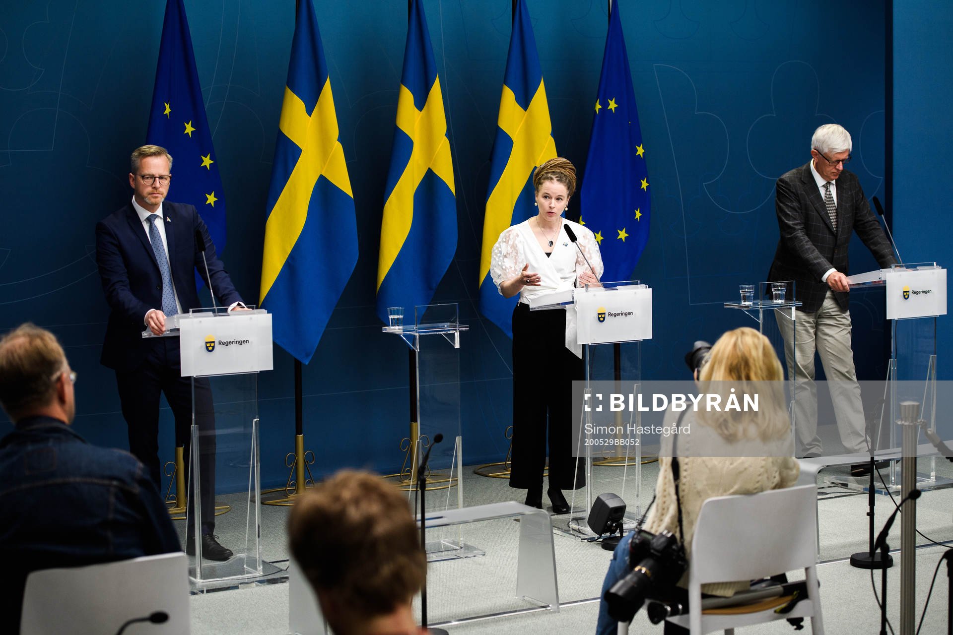 Mikael Damberg, Minister for Home Affairs, Amanda Lind,