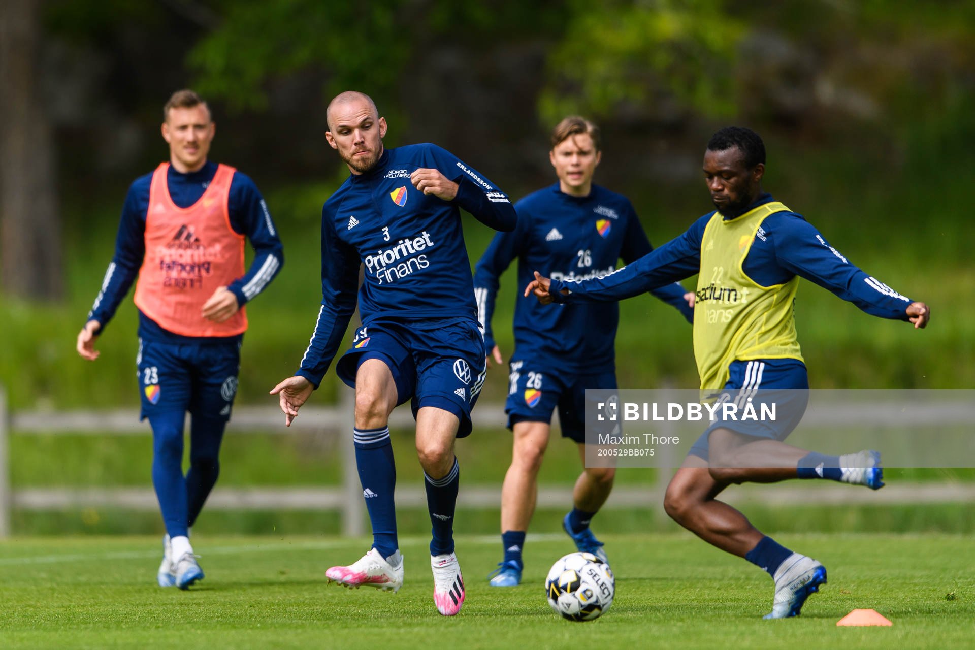 Marcus Danielson och Emmanuel Banda