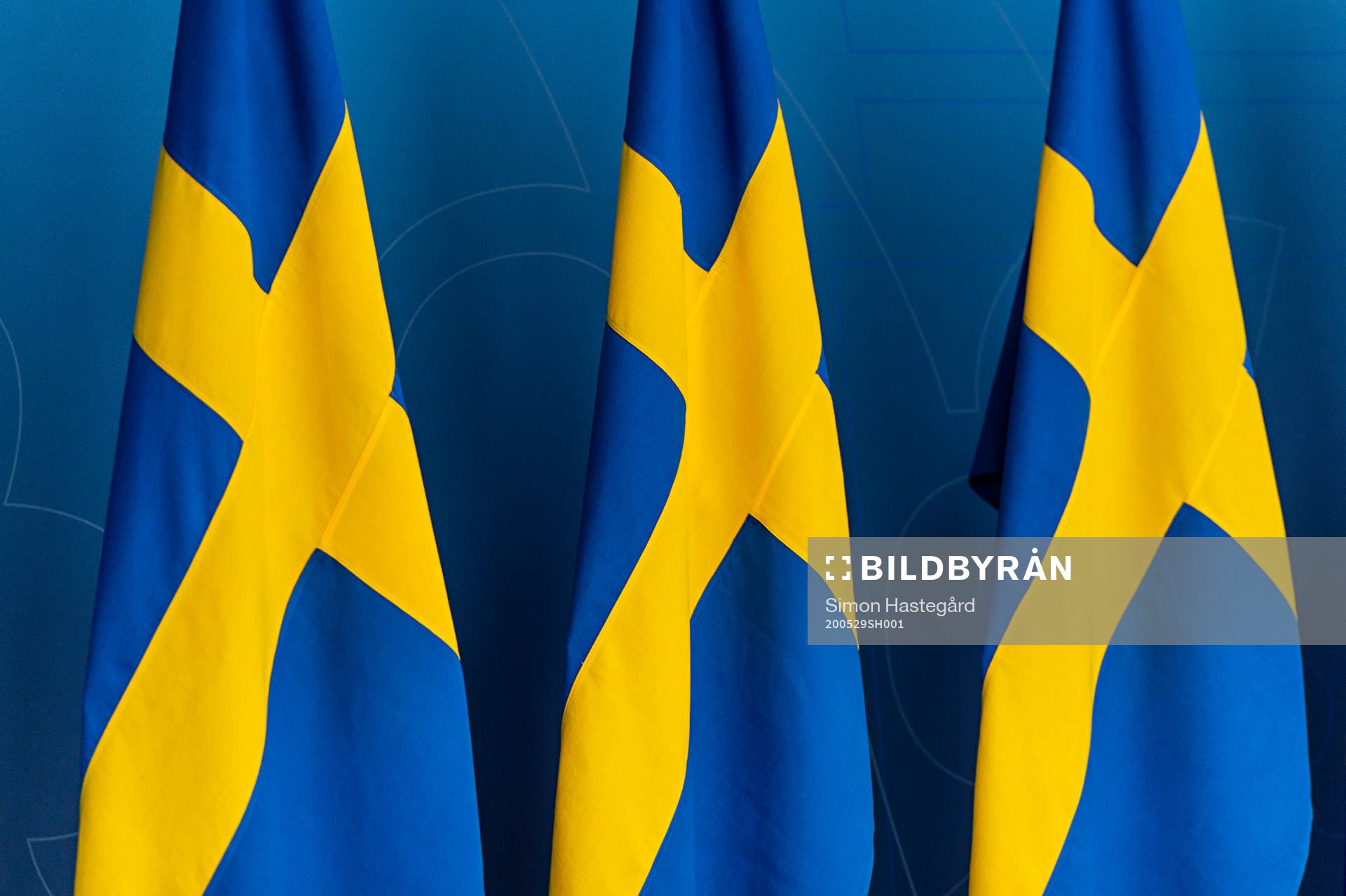 Swedish flags
