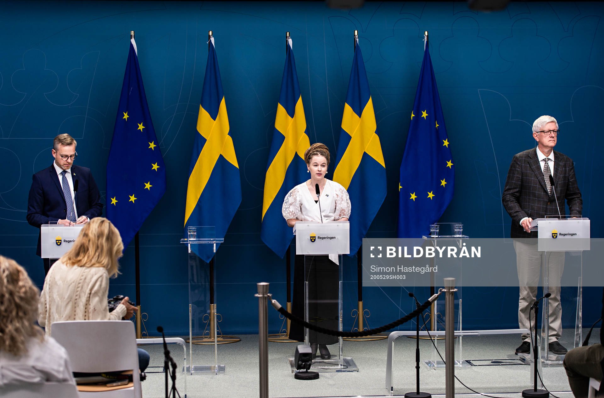 Mikael Damberg, Minister for Home Affairs, Amanda Lind,