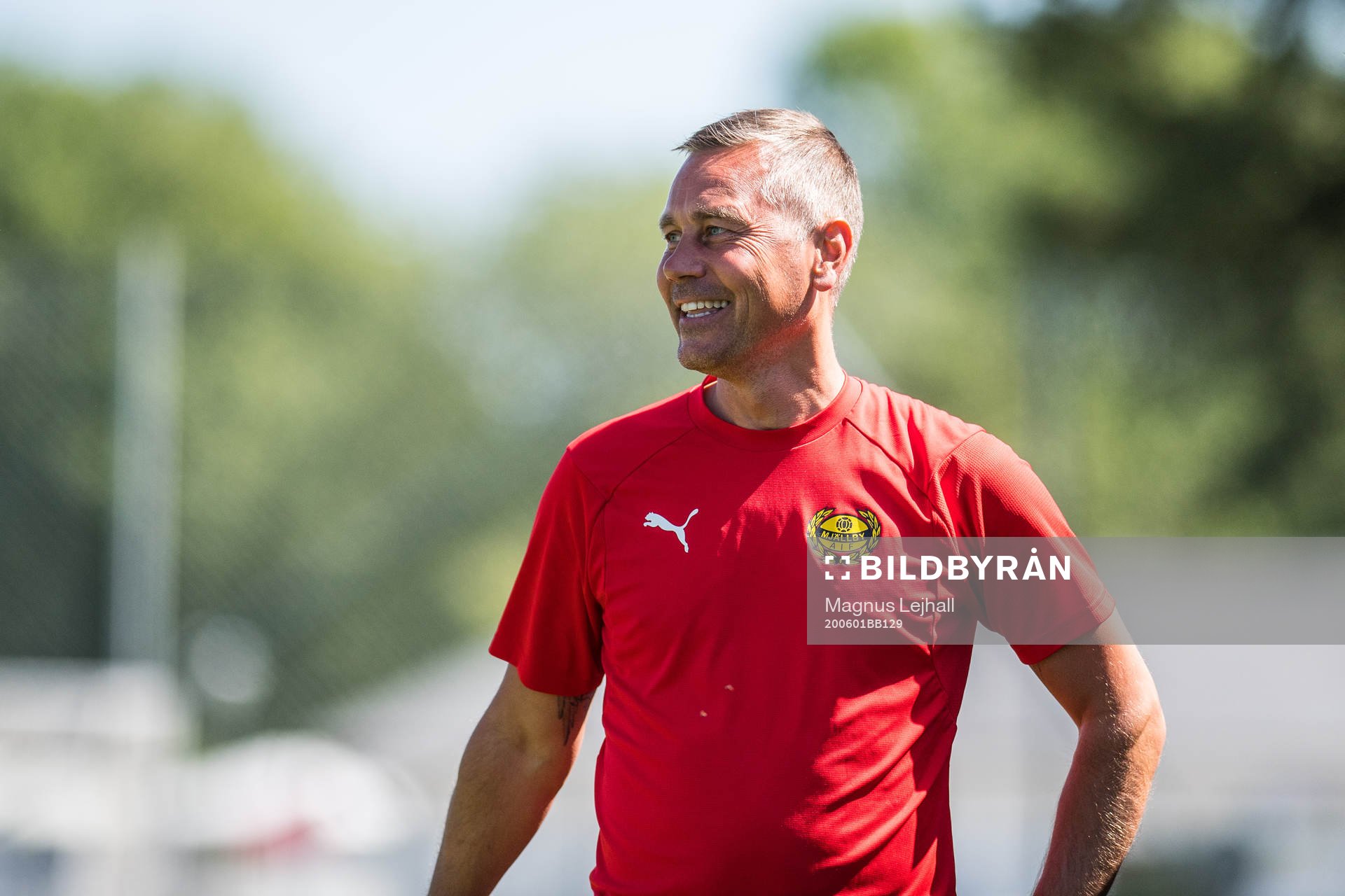 Mjällbys Tränare Marcus Lantz