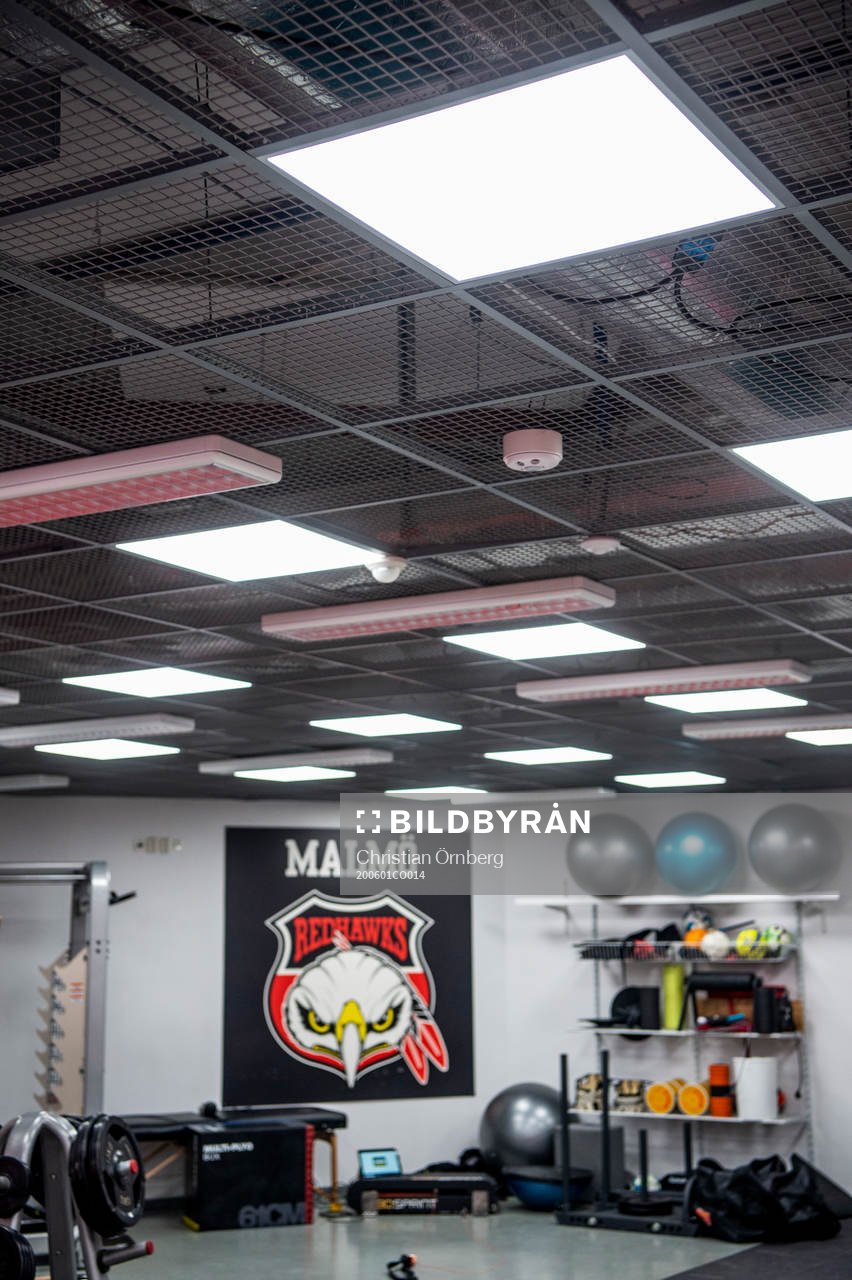 Malmö Redhawks har installerat ny belysning i