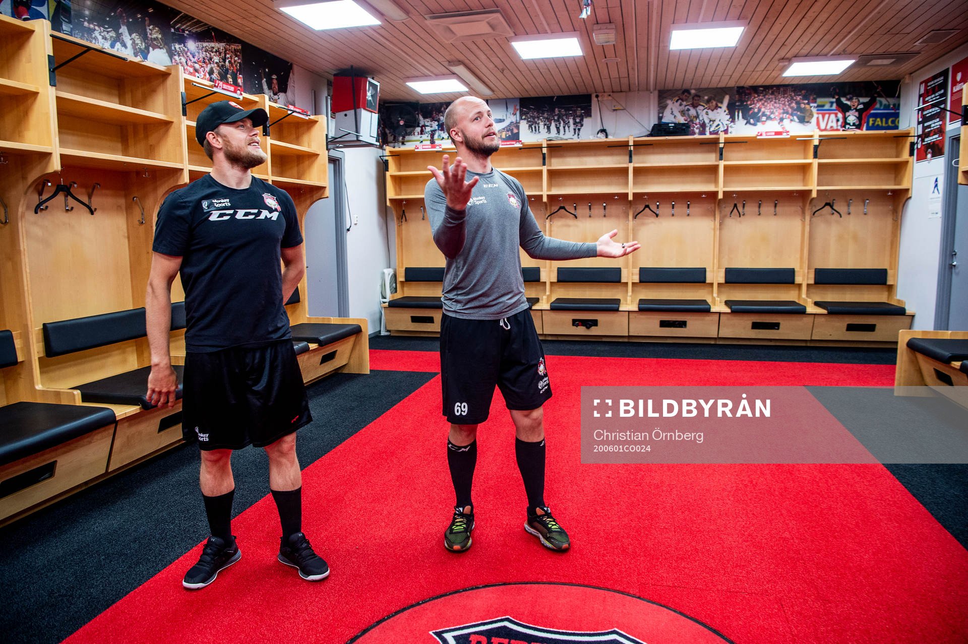 Victor Backman och Oscar Alsenfelt spanar in det nya