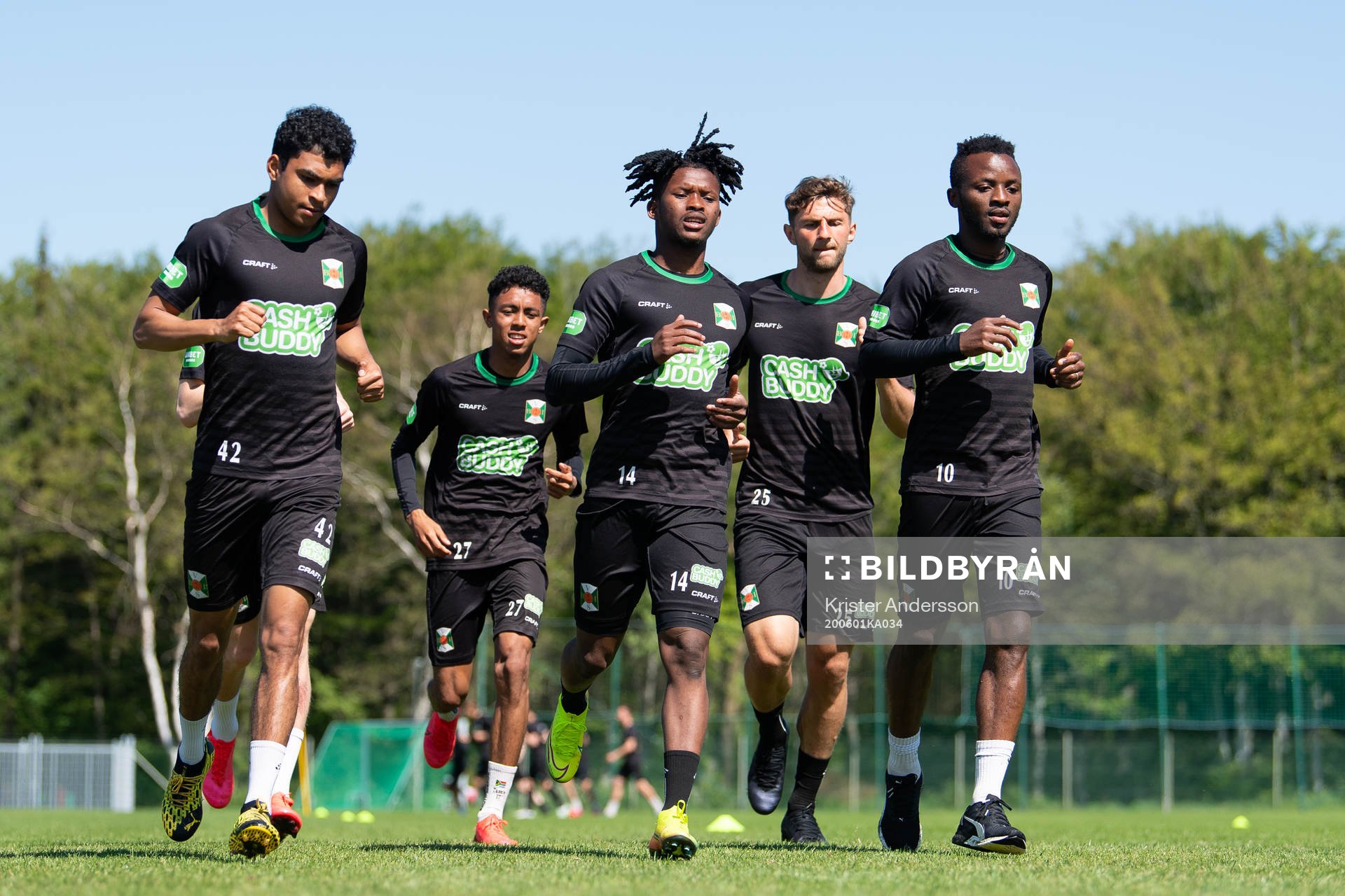 Varbergs Keanin Ayer Boya, Tashreeq Matthews, Adama Fofana,