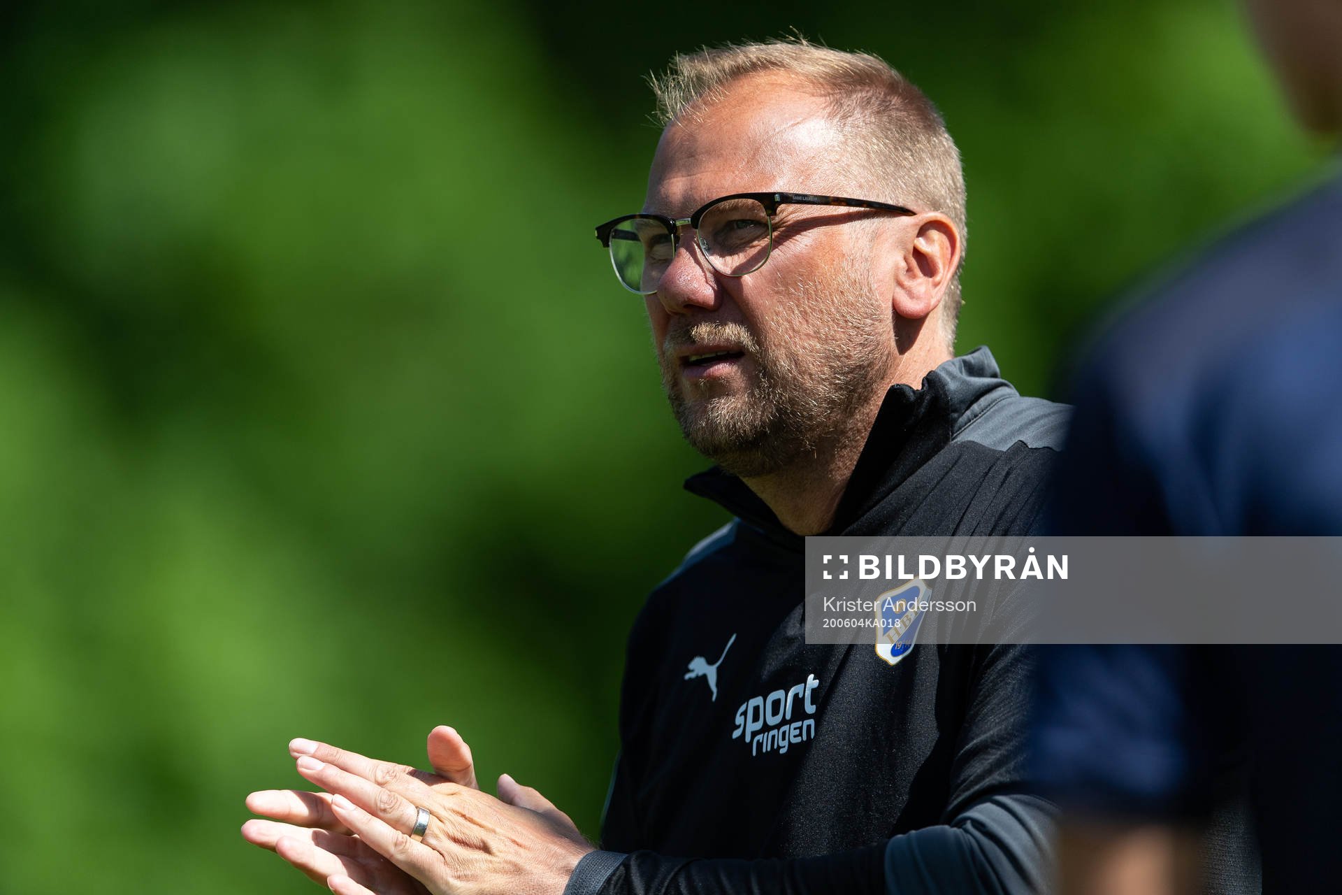 Halmstads tränare Magnus Haglund