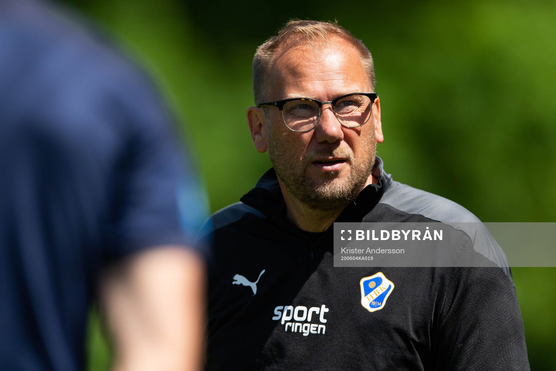 Halmstads tränare Magnus Haglund