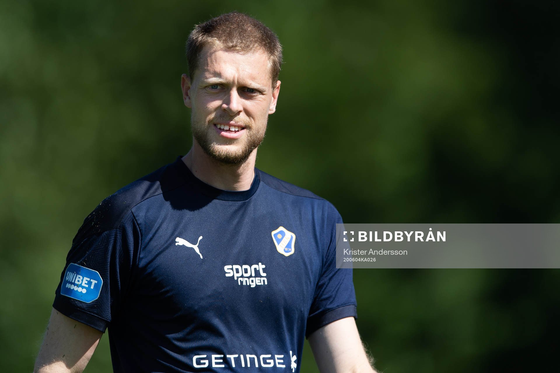 Halmstads målvakt Malkolm Nilsson Säfqvist