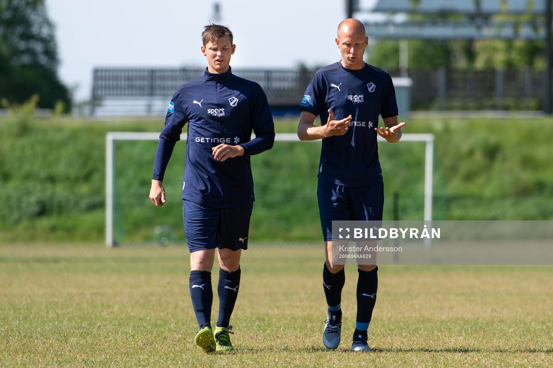 Halmstads Jonathan Svedberg och Andreas Johansson
