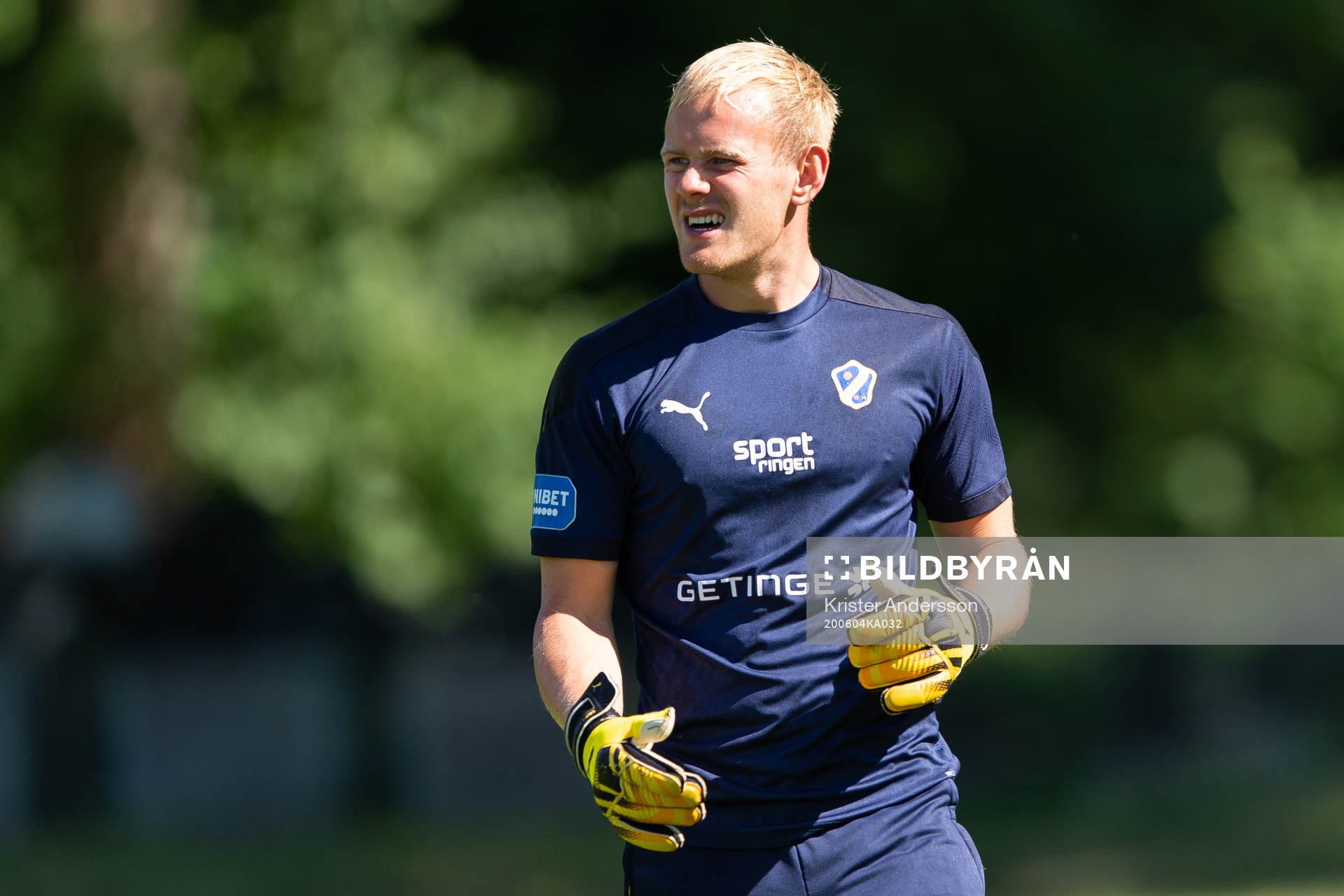 Halmstads målvakt Malte Påhlsson
