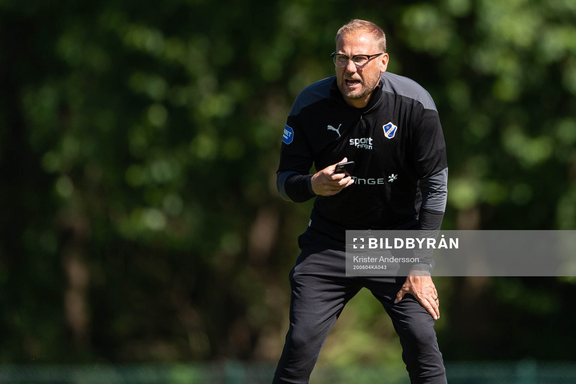 Halmstads tränare Magnus Haglund