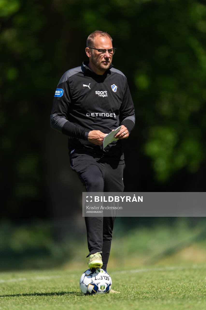 Halmstads tränare Magnus Haglund