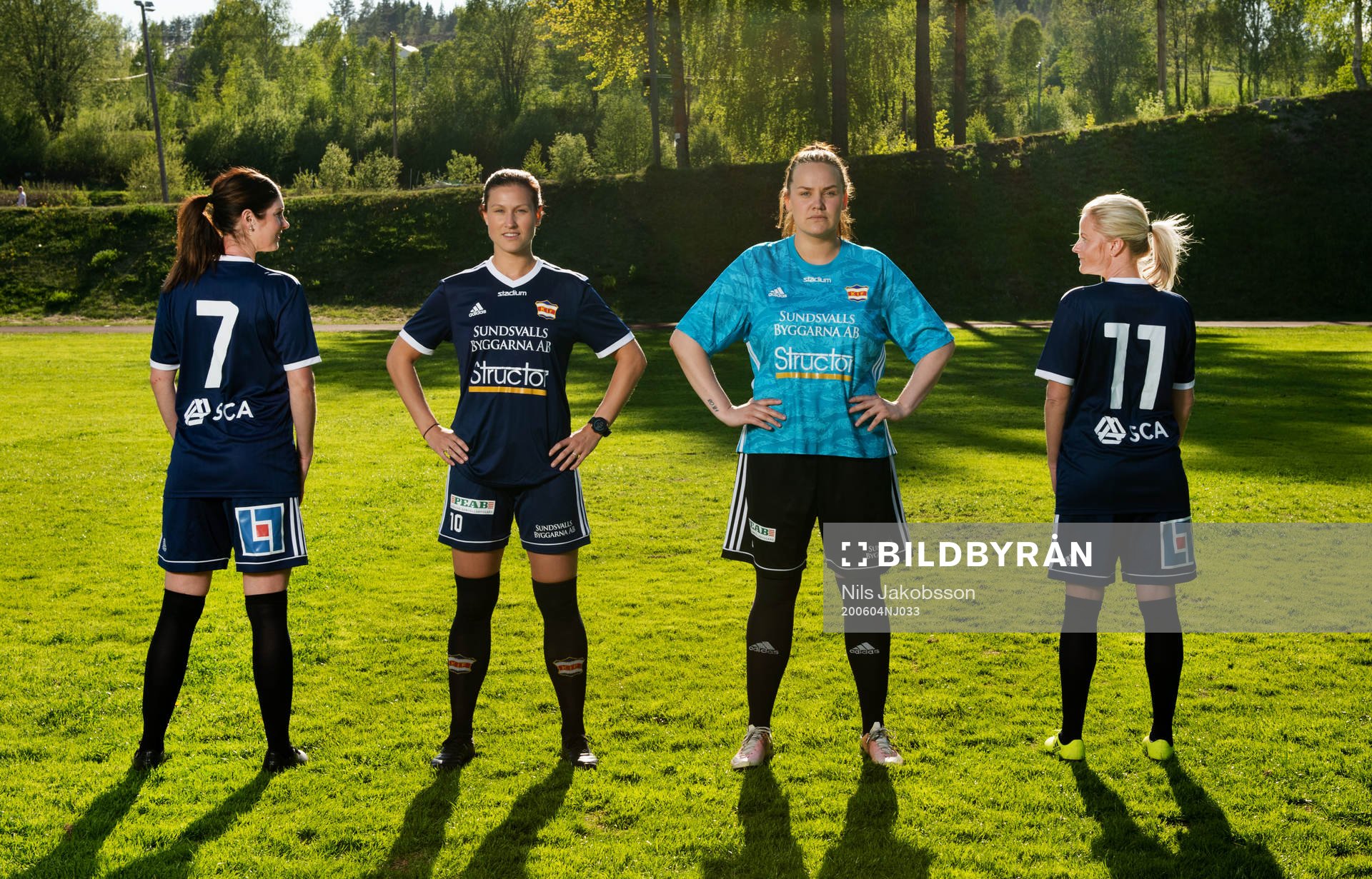 Marielle Bergman, Jenny Nordenberg, Målvakt Sara Svensson
