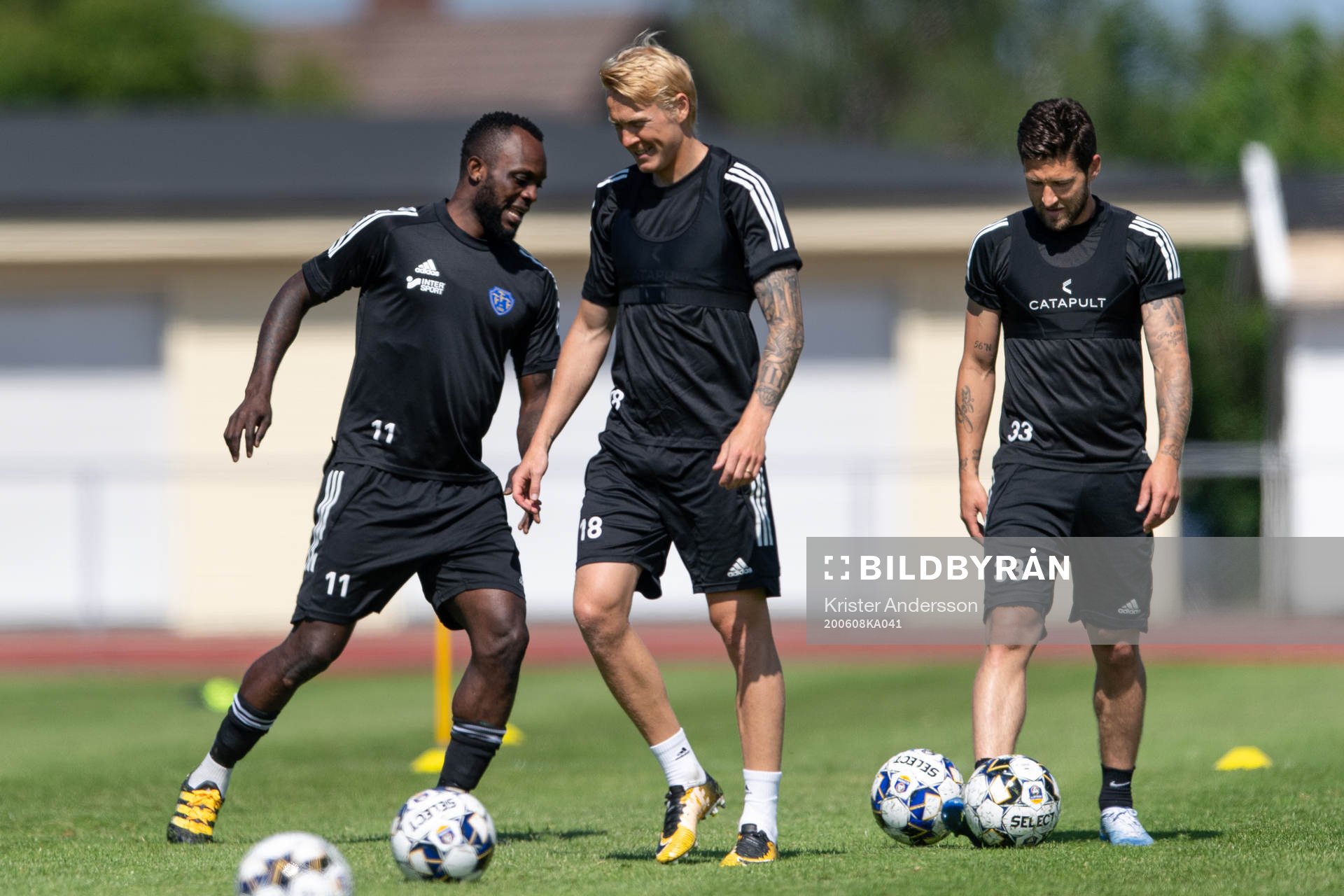 John Chibuike, Jacob Ericsson och Tibor Brink Joza