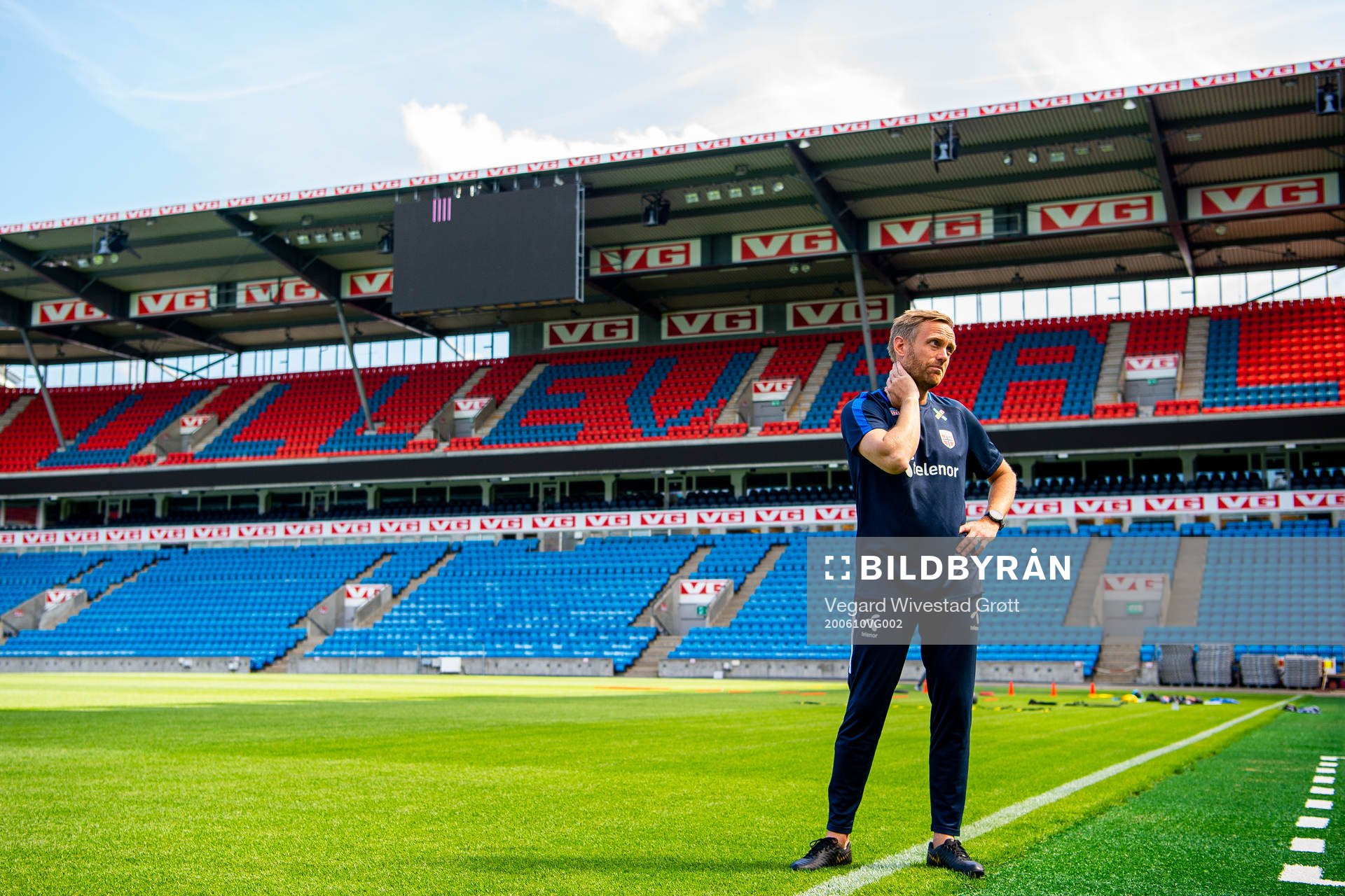 Martin Sjögren, head coach of the Norwegian women’s