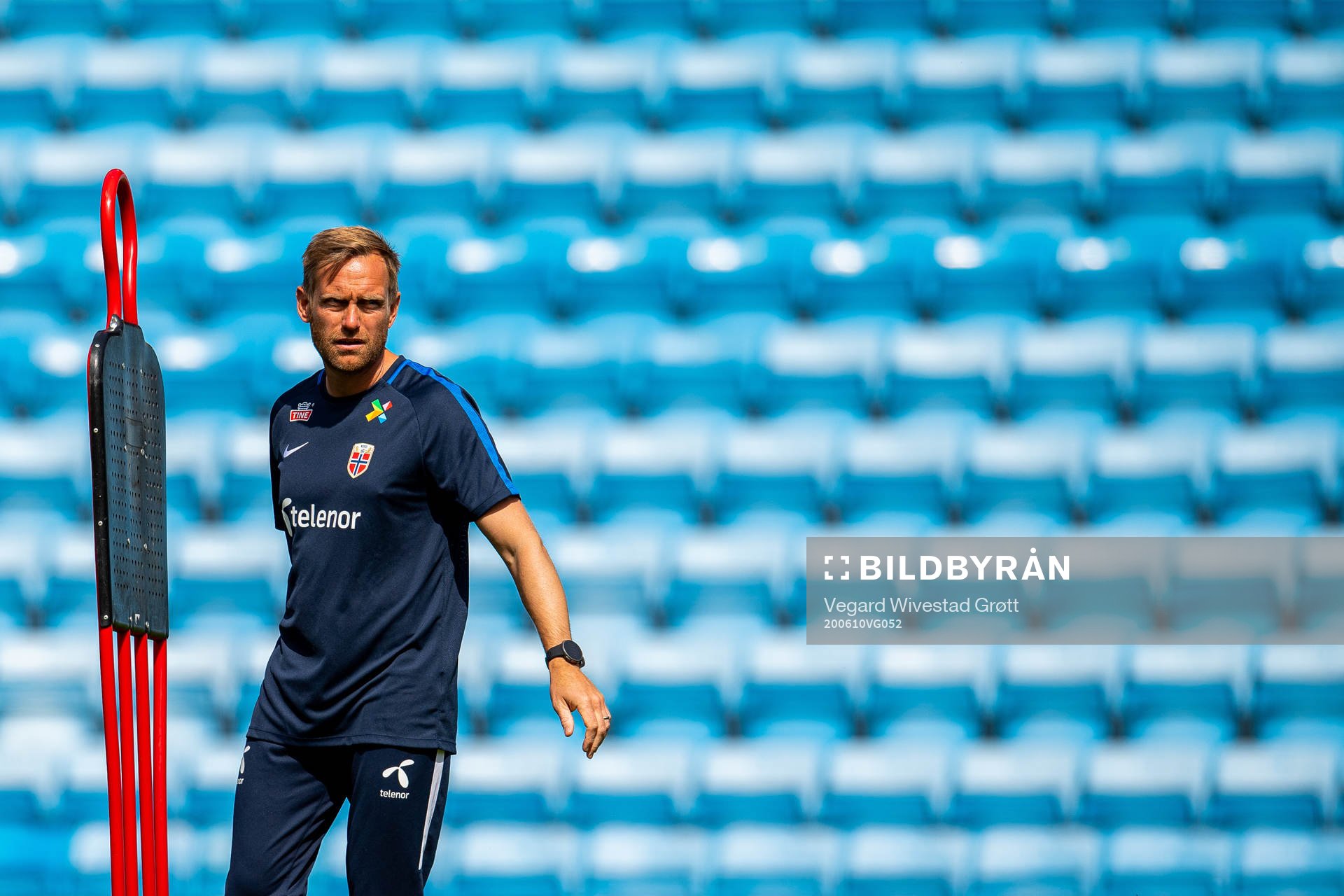 Martin Sjögren, head coach of the Norwegian women’s