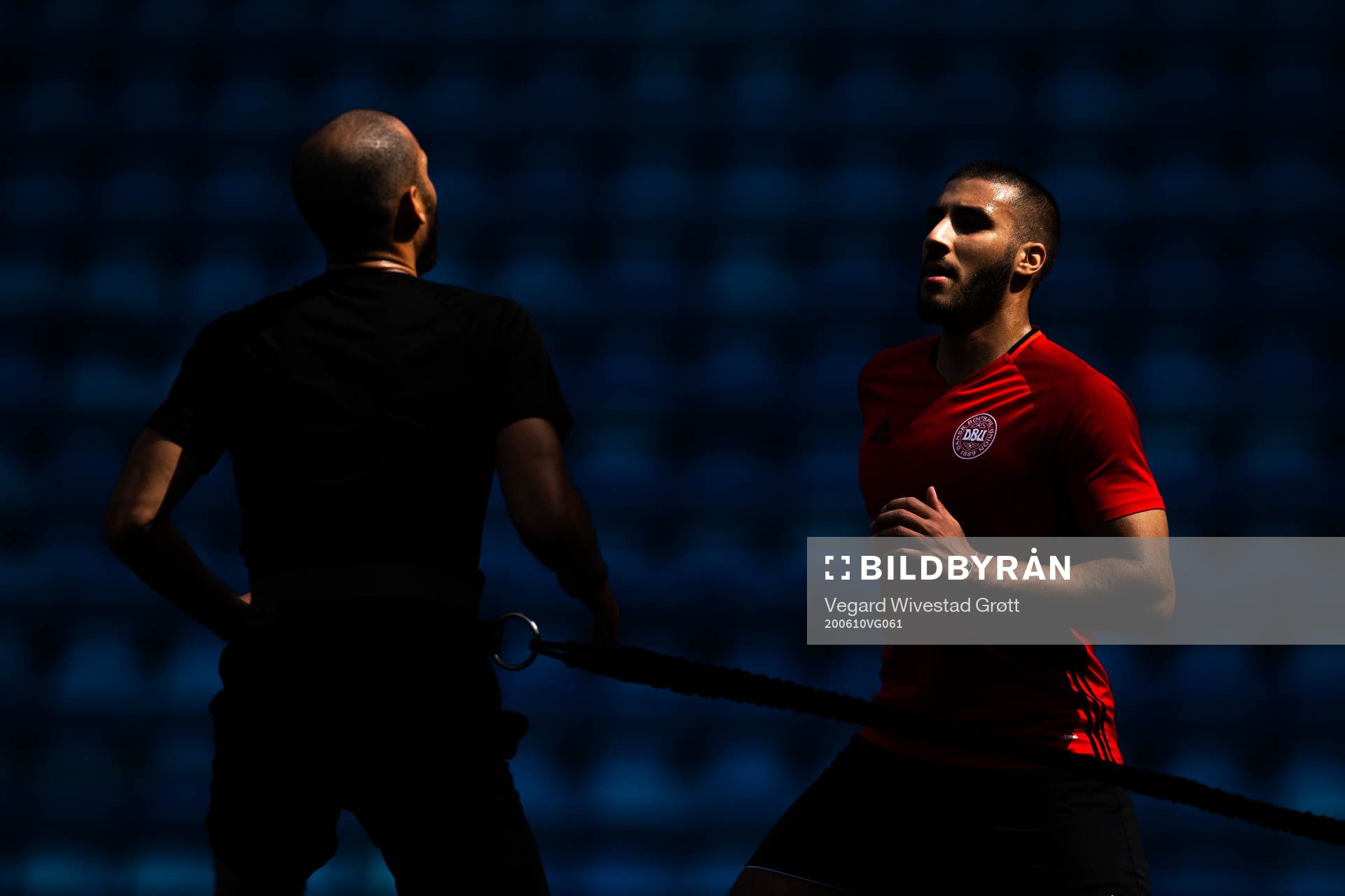 Haitam Aleesami of the Norwegian national football team