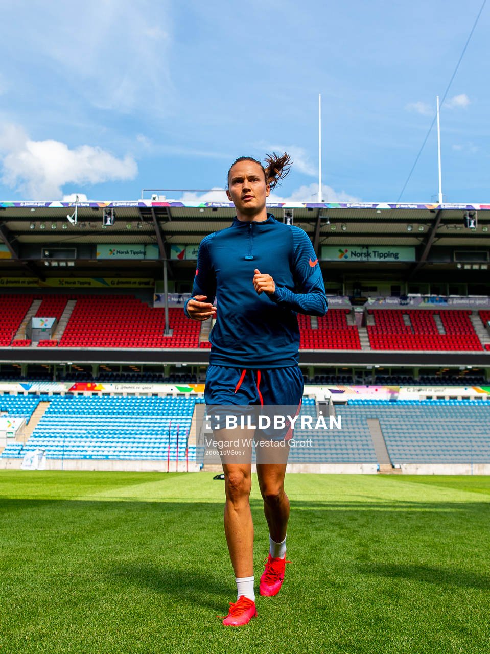 Caroline Graham Hansen of the Norwegian national football