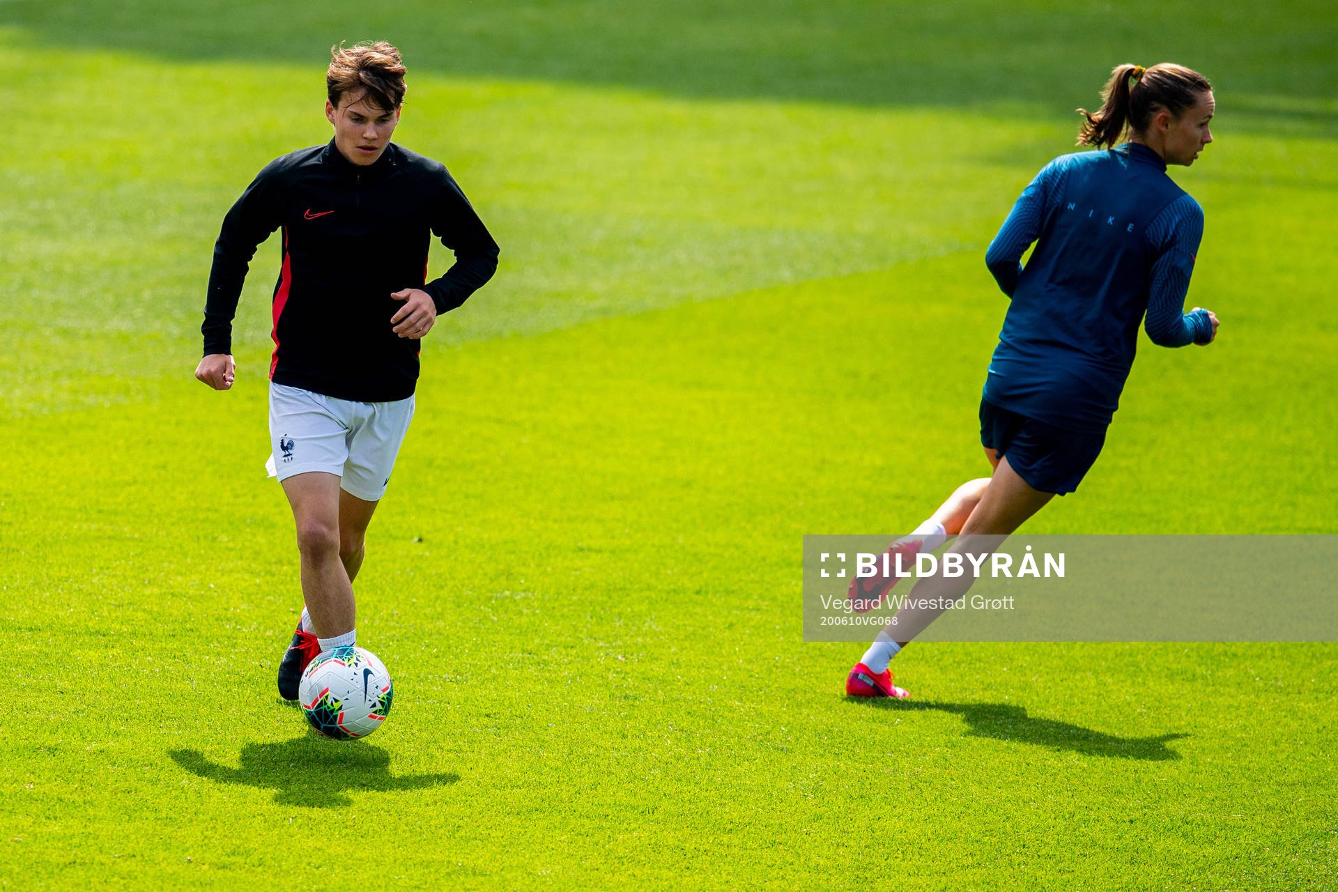 Kristian Arnstad and Caroline Graham Hansen of the