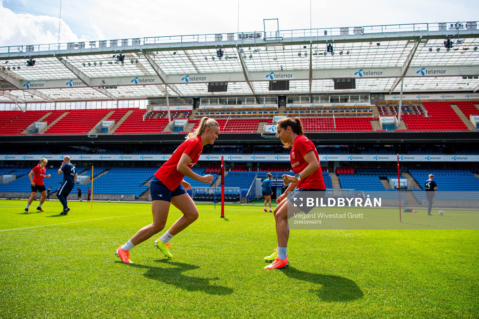 Kristine Leine and Ingrid Moe Wold of the Norwegian
