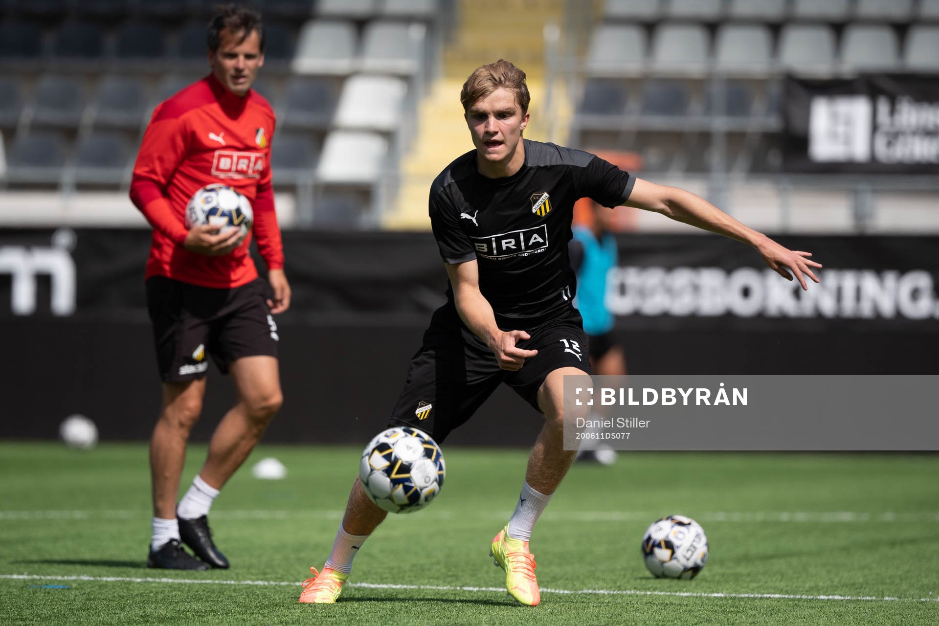 Jakob Hedenquist under en träning med Häcken den 11 juni 2020 i Göteborg.