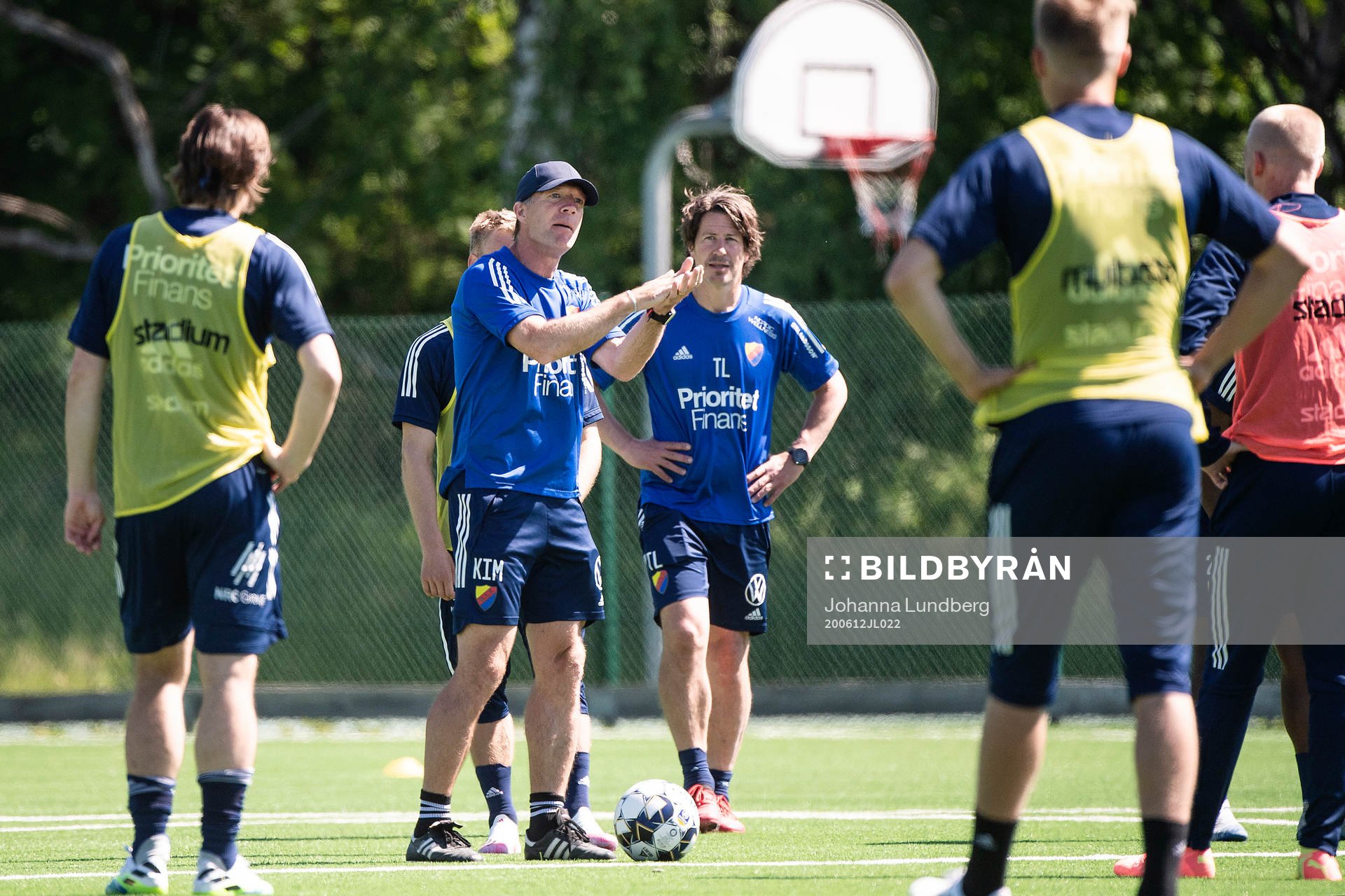 tränare Kim Bergstrand och Thomas Lagerlöf