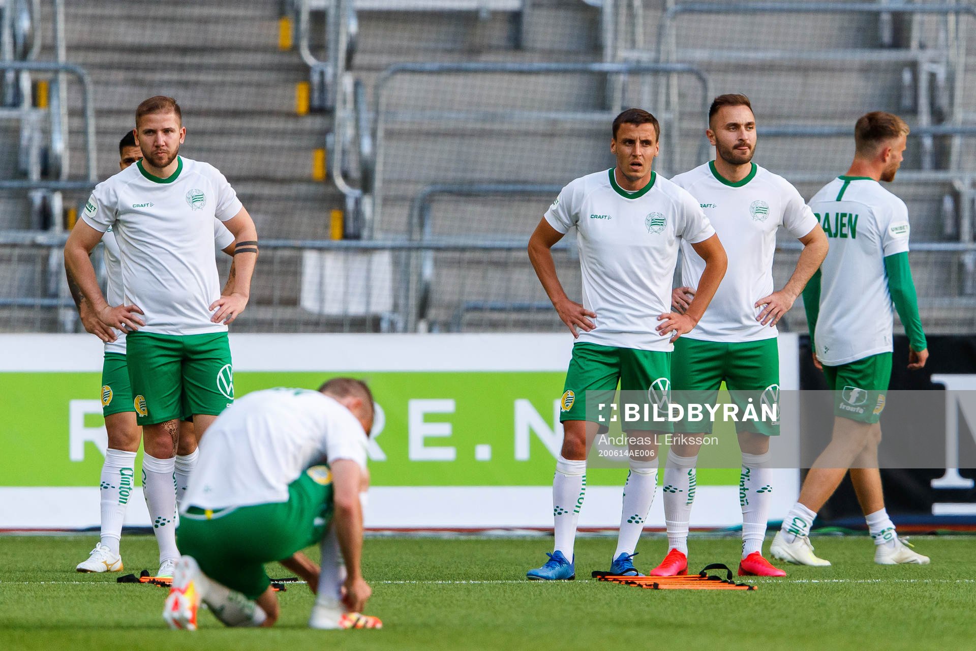 Hammarbys Darijan Bojanic och Jeppe Andersen, Muamer