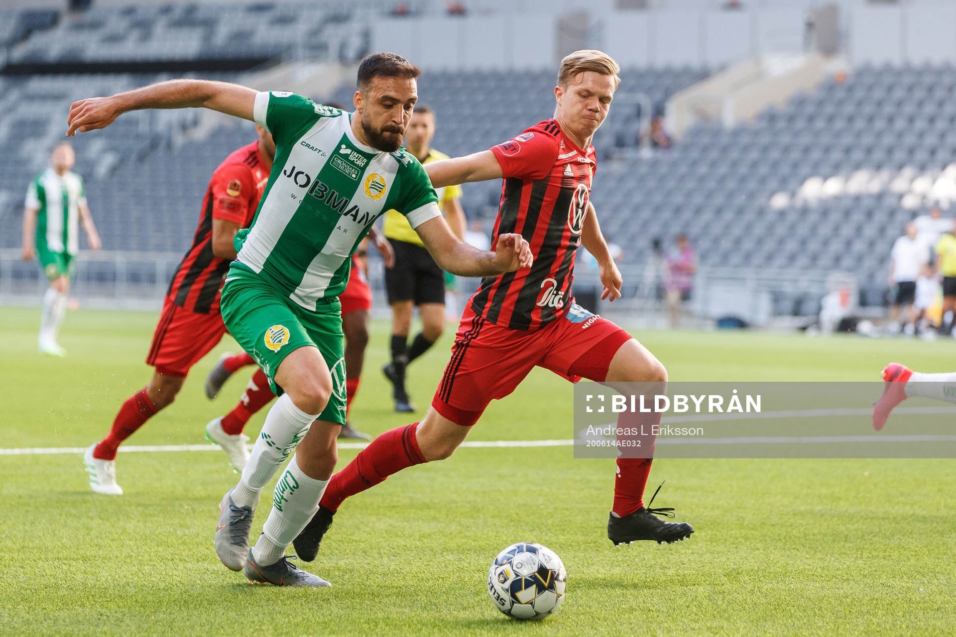 Hammarbys Abdul Khalili mot Östersunds Eirik Haugan