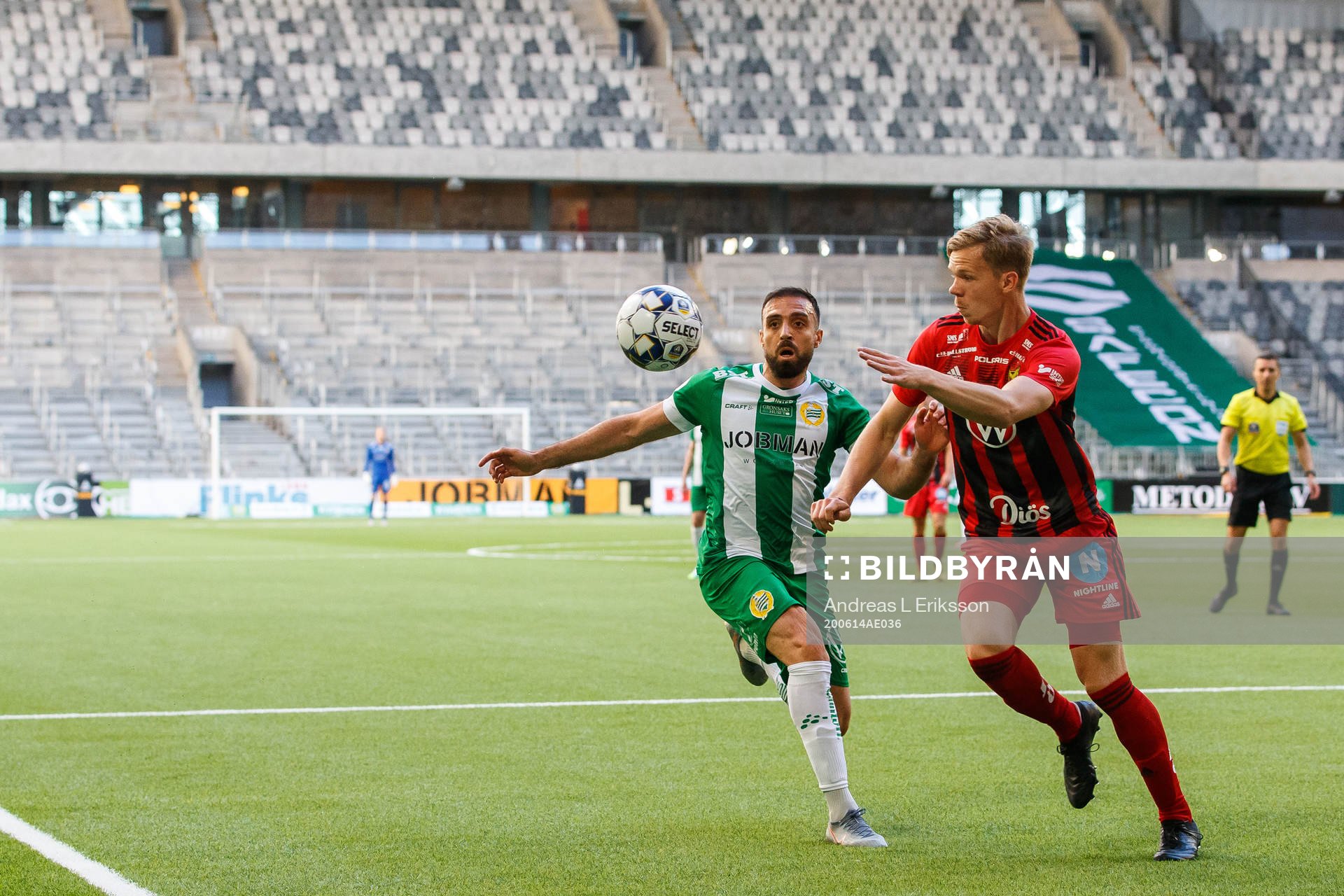 Hammarbys Abdul Khalili och Östersunds Eirik Haugan
