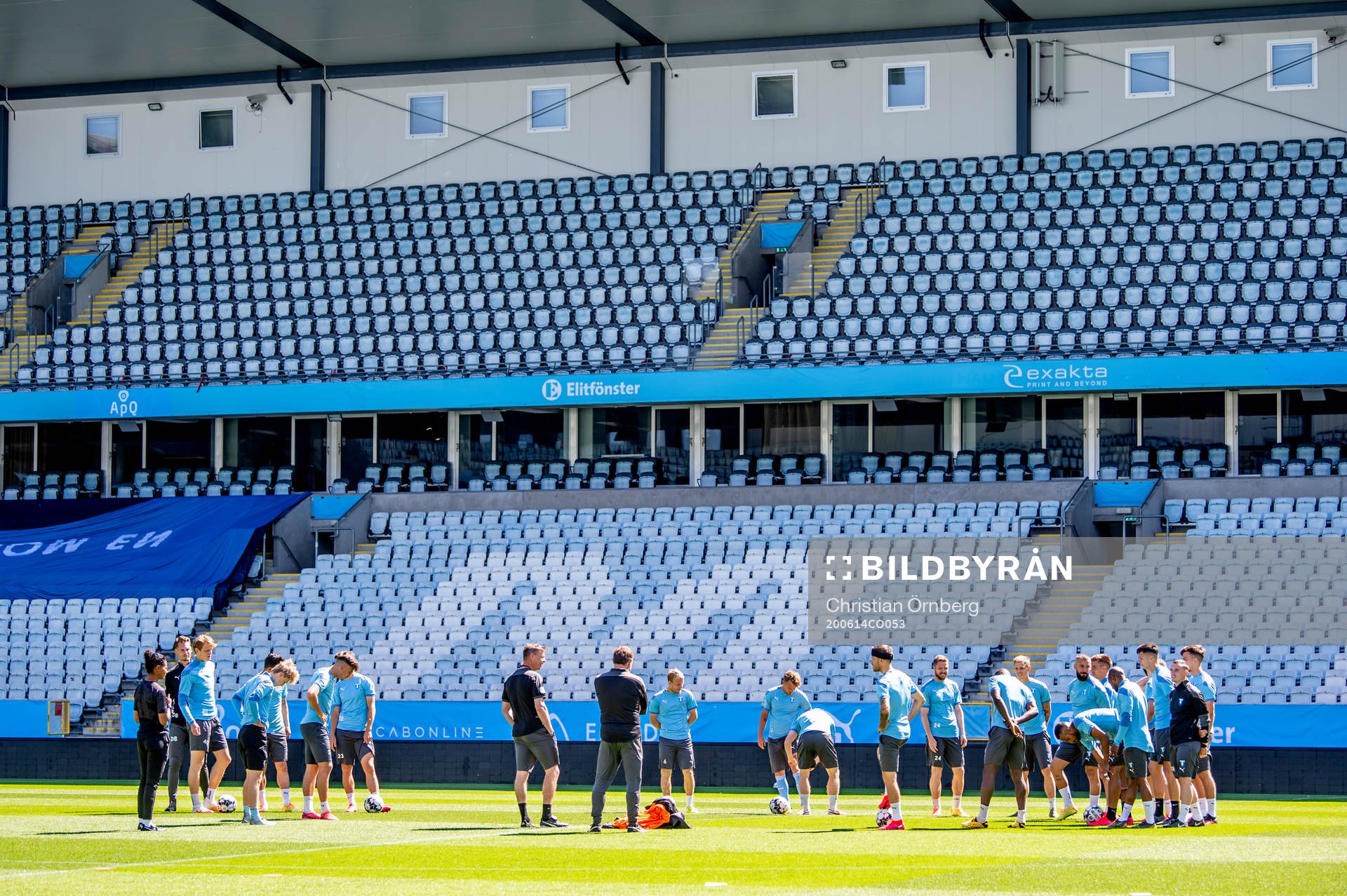 Spelarna på Eleda Stadion