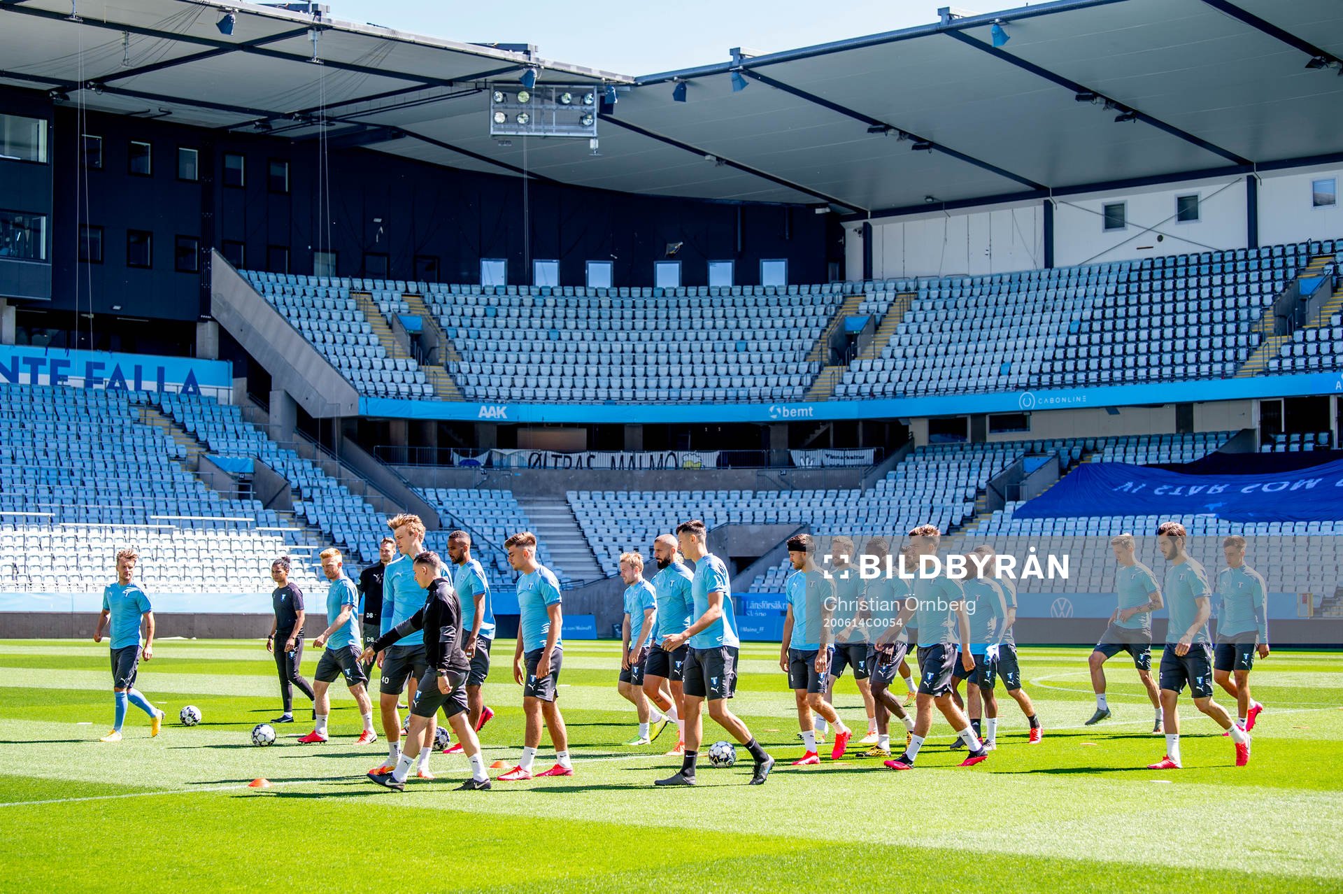 Spelarna på Eleda Stadion