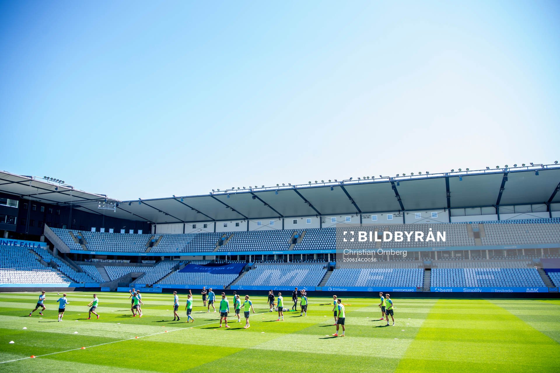 Spelarna på Eleda Stadion