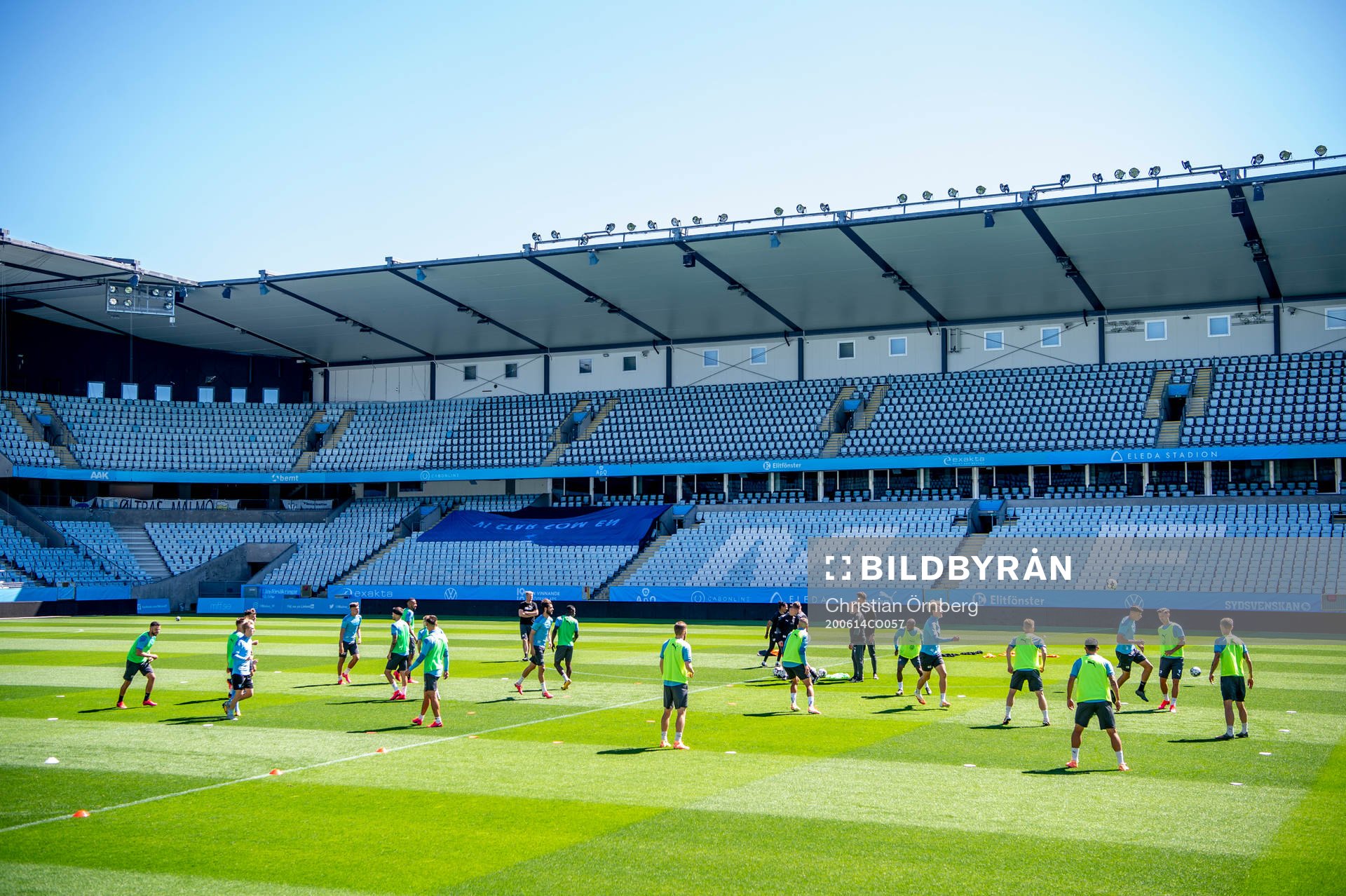 Spelarna på Eleda Stadion