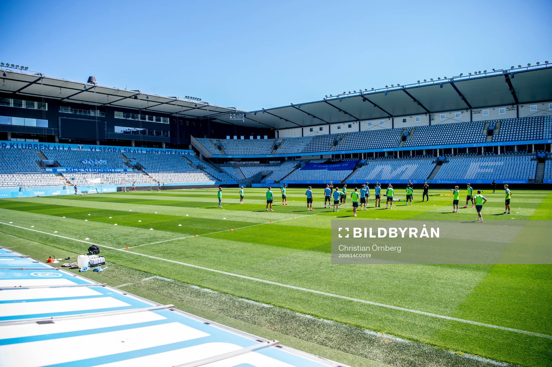 Spelarna på Eleda Stadion