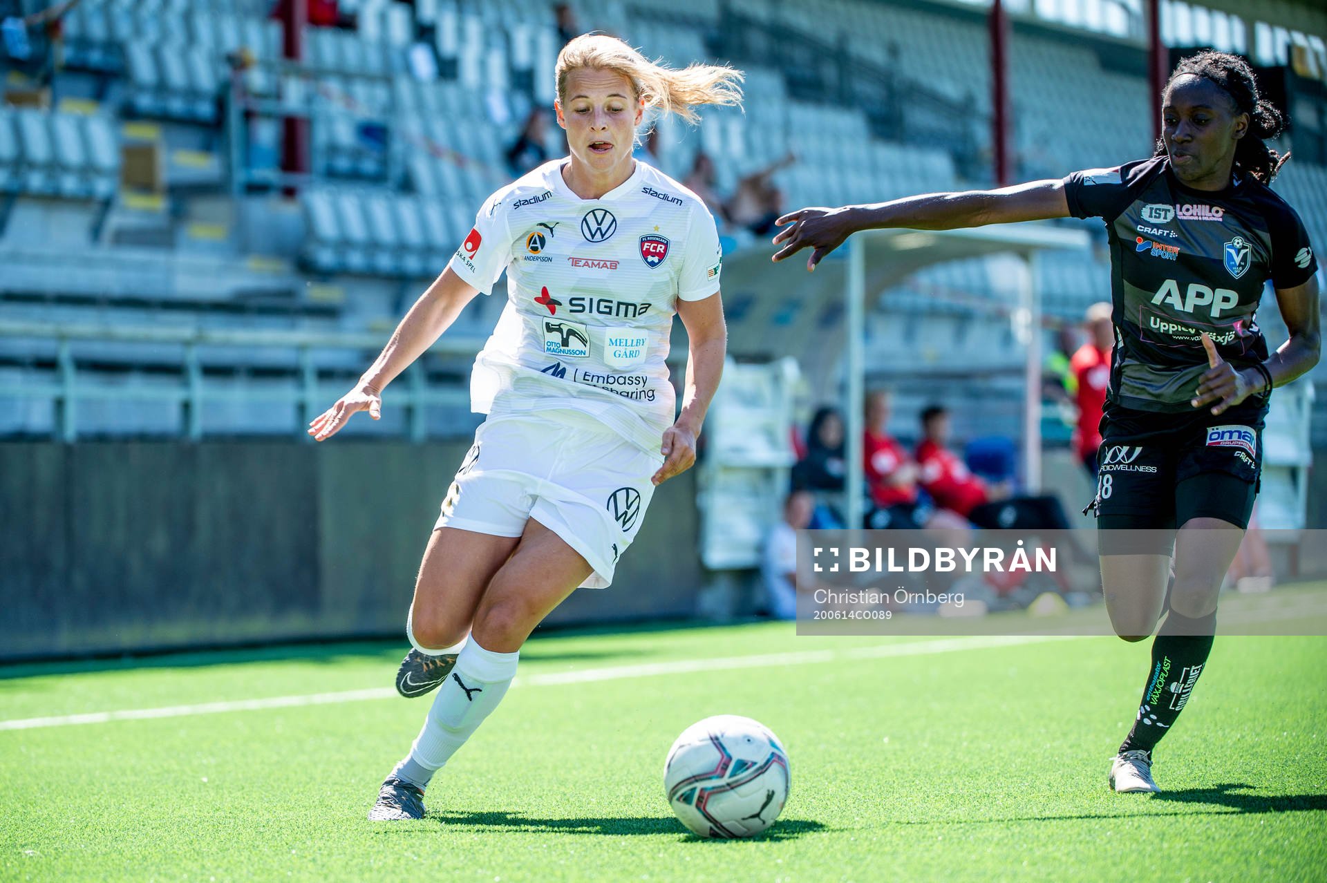 Rosengårds Anna Anvegård mot Växjös Violah Nambi