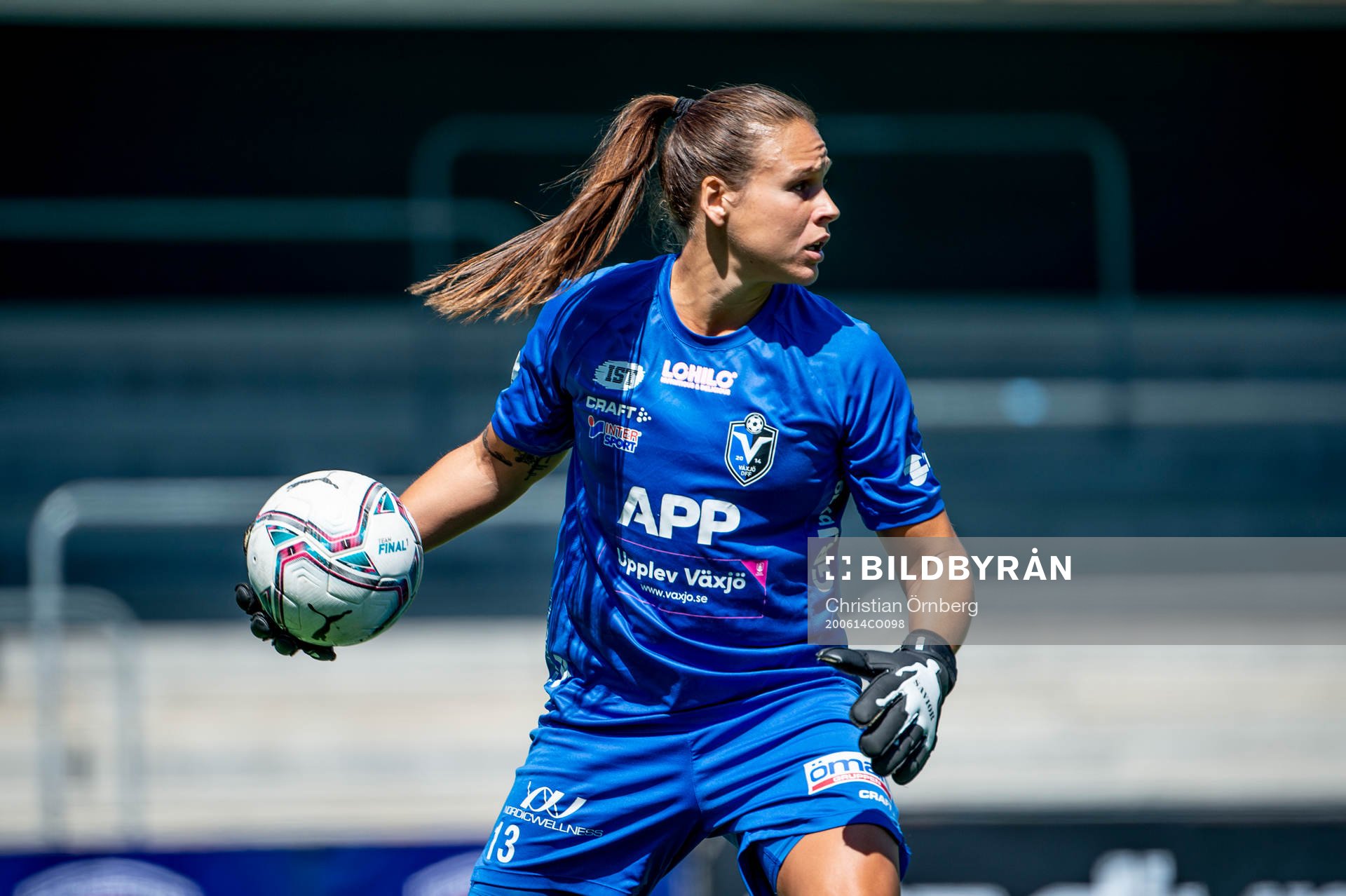 Växjös målvakt Katlynn Fraine