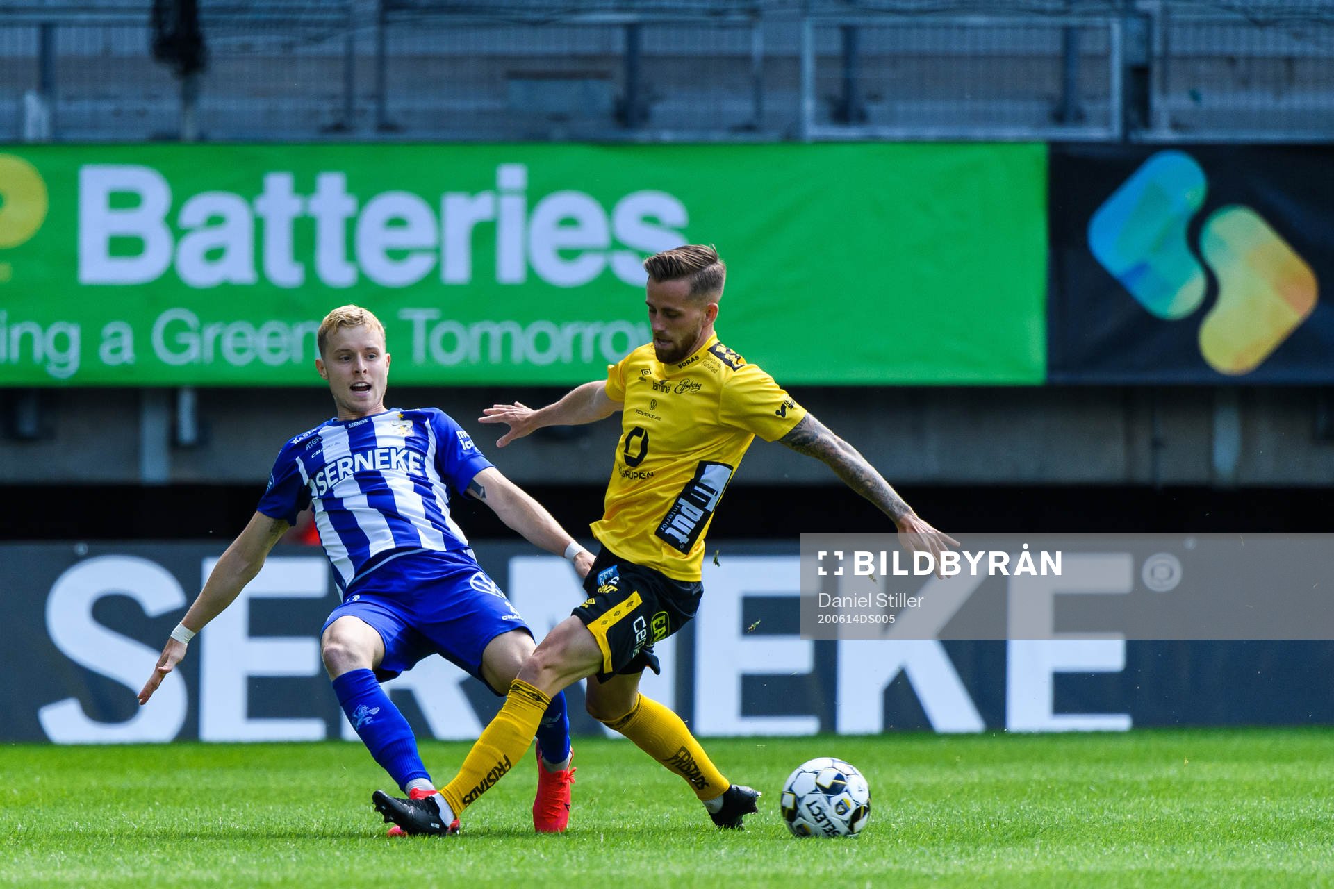 IFK Göteborgs Victor Wernersson och Elfsborgs Rasmus Alm