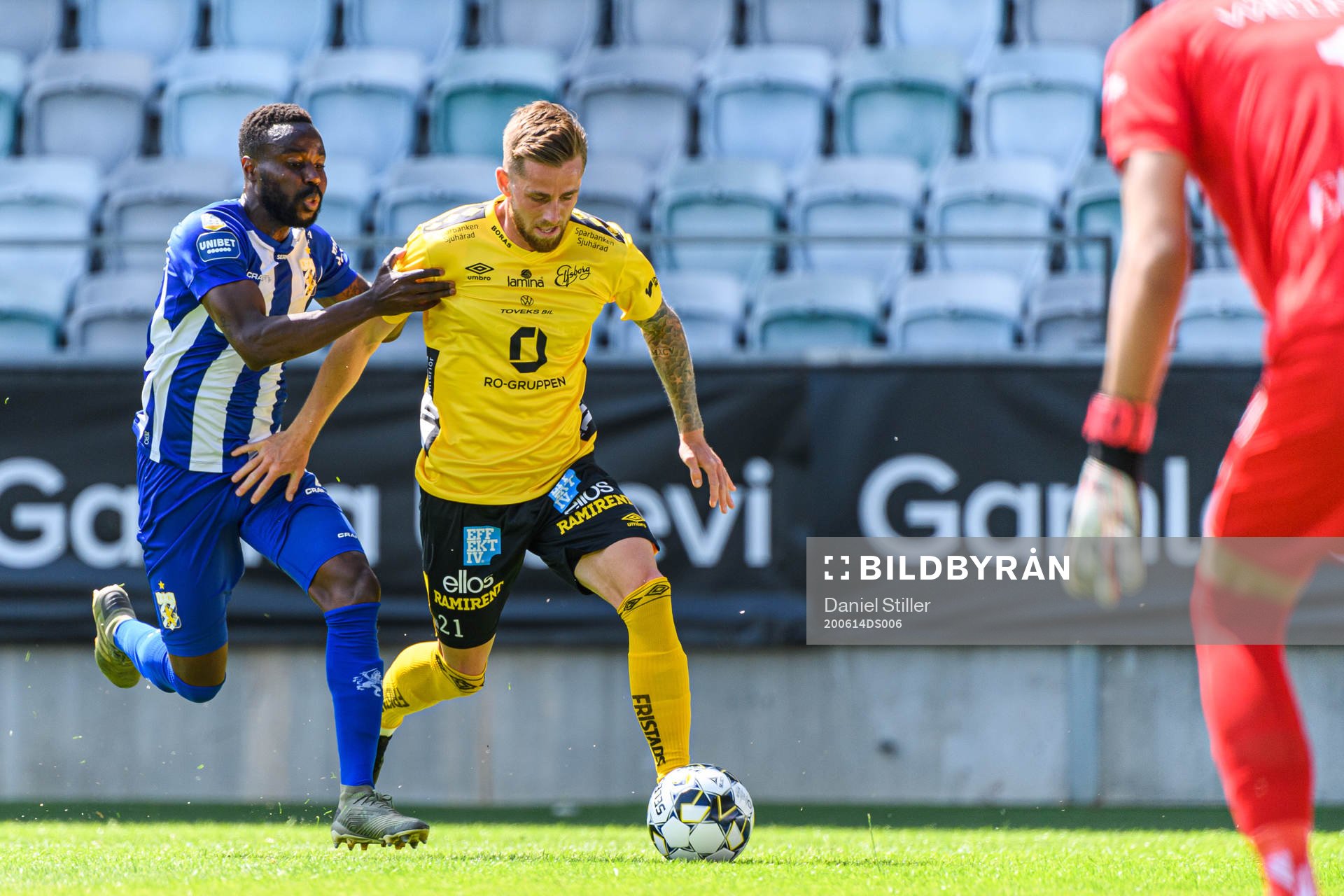 IFK Göteborgs Nzuzi Toko och Elfsborgs Rasmus Alm