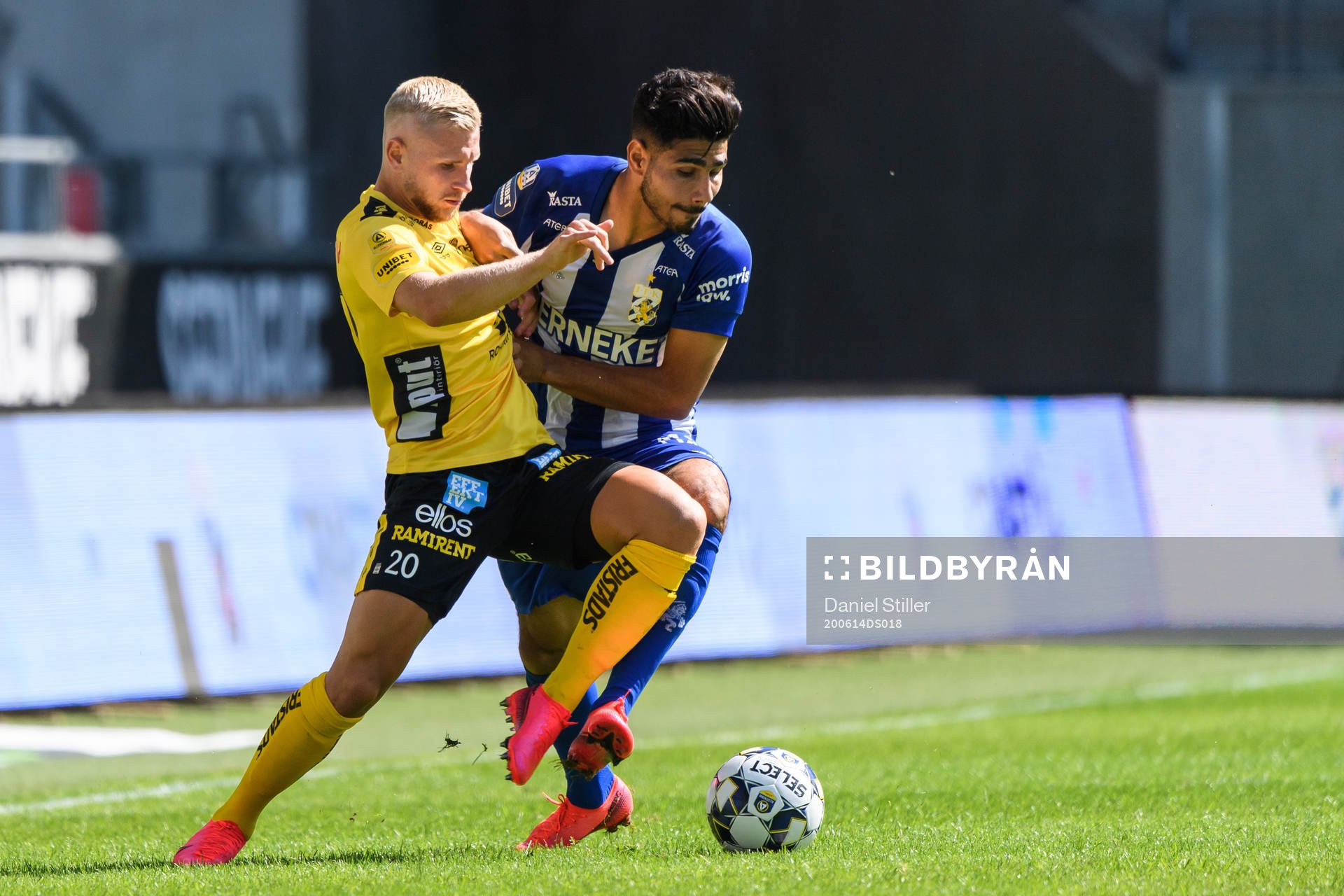 Elfsborgs Simon Strand och IFK Göteborgs Hosam Aiesh
