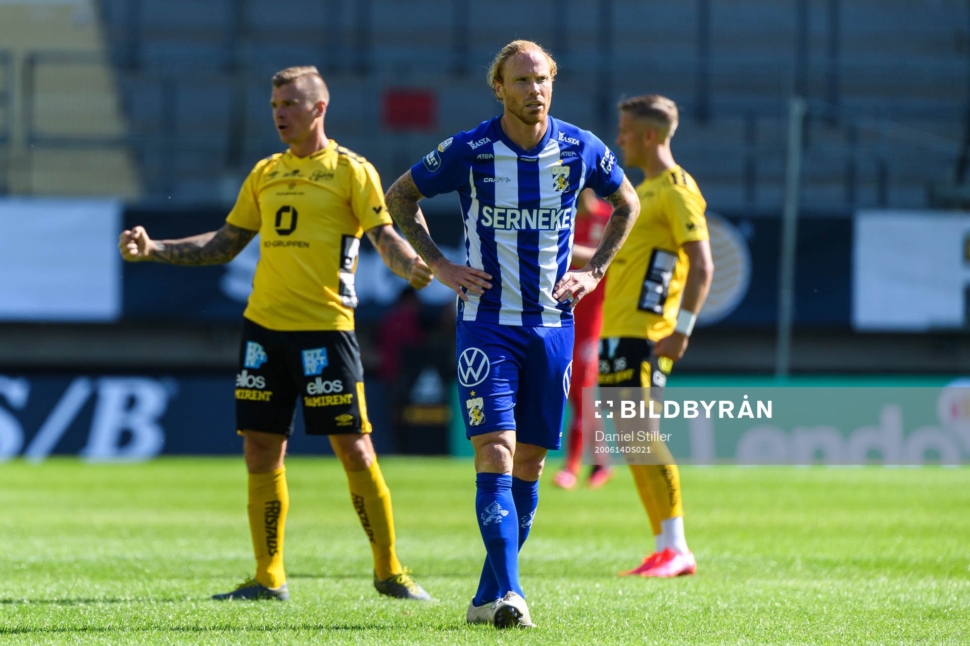 Elfsborgs Samuel Holmén jublar och IFK Göteborgs