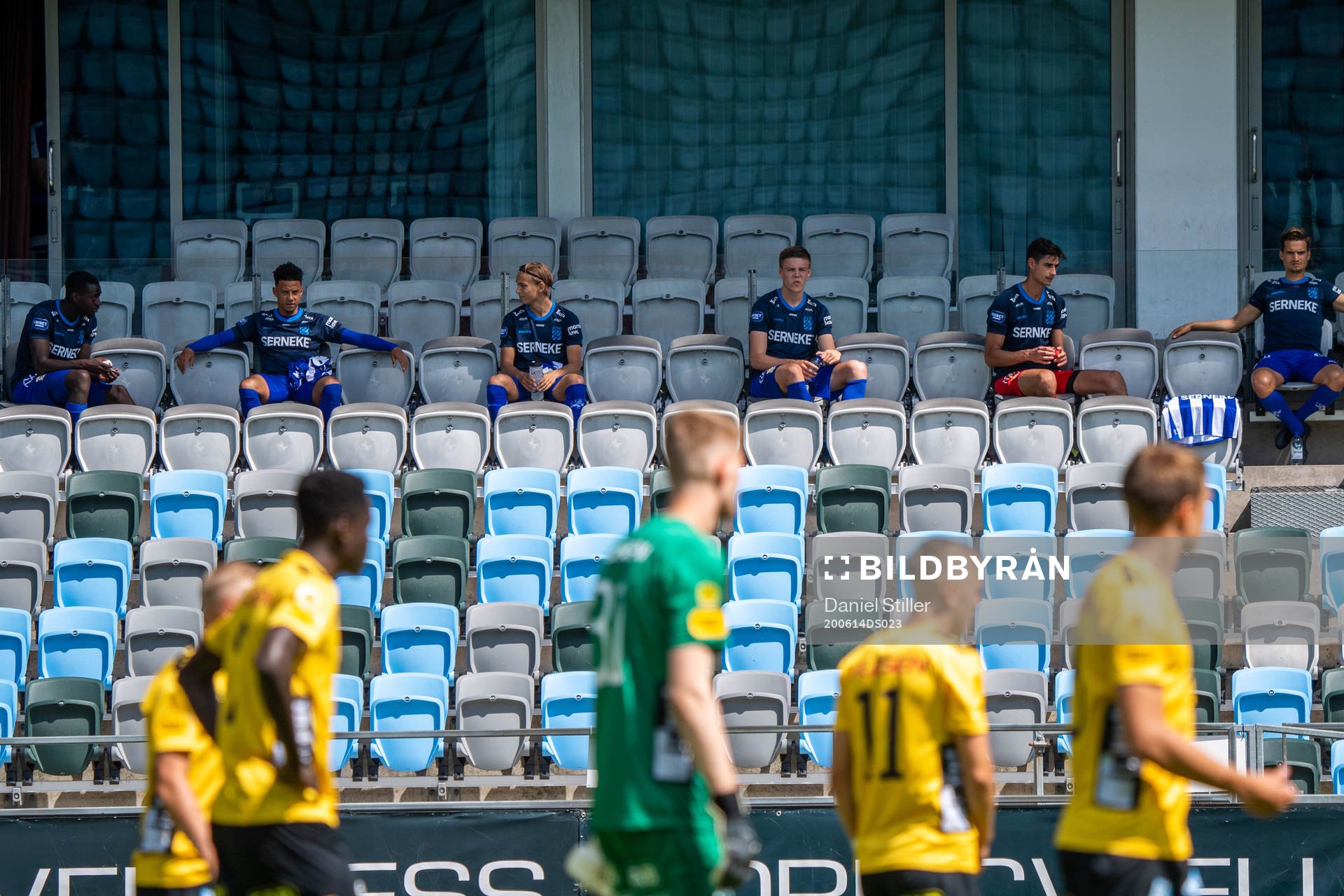 IFK Göteborgs avbytare på läktaren