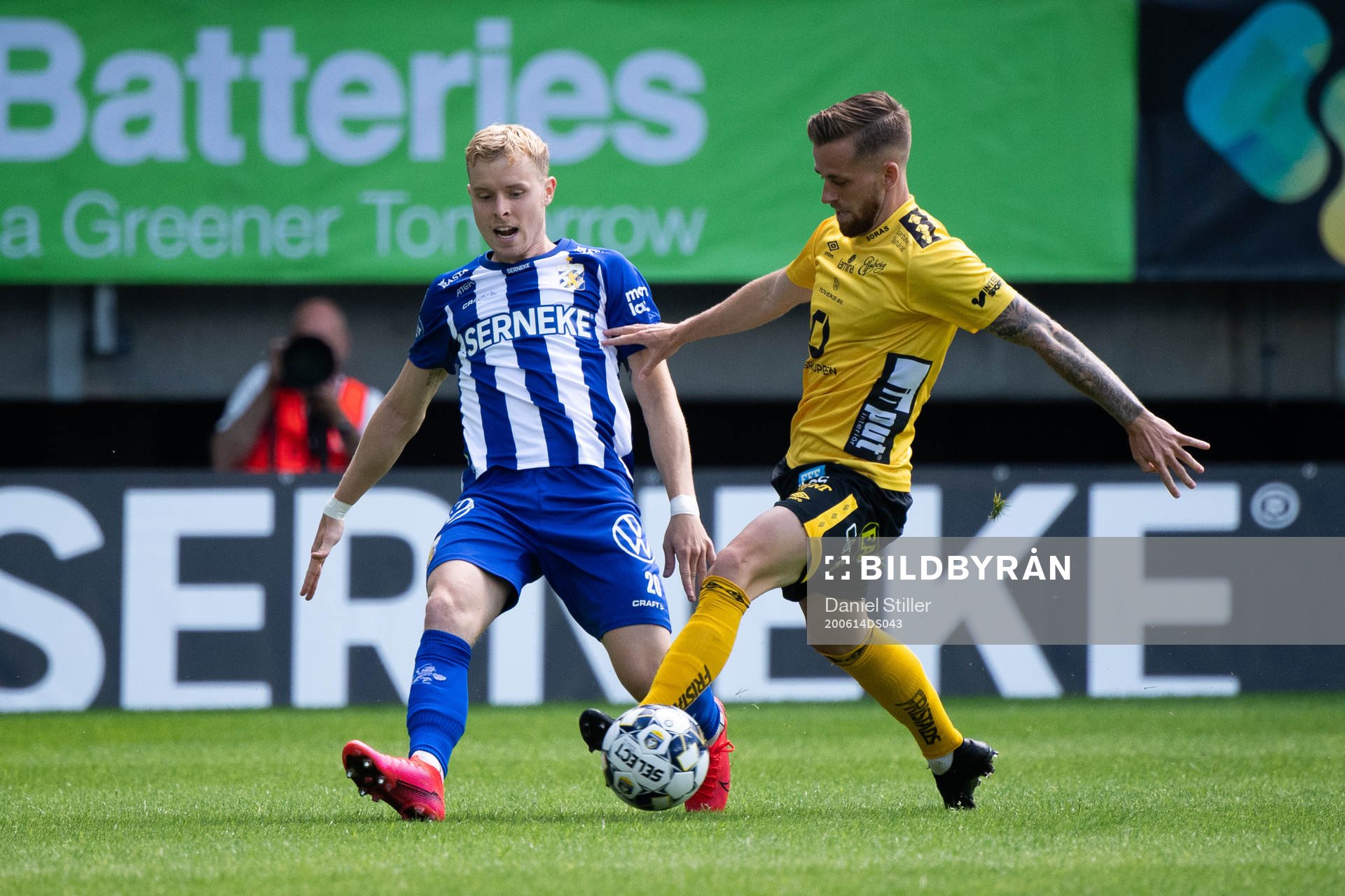 IFK Göteborgs Victor Wernersson och Elfsborgs Rasmus Alm