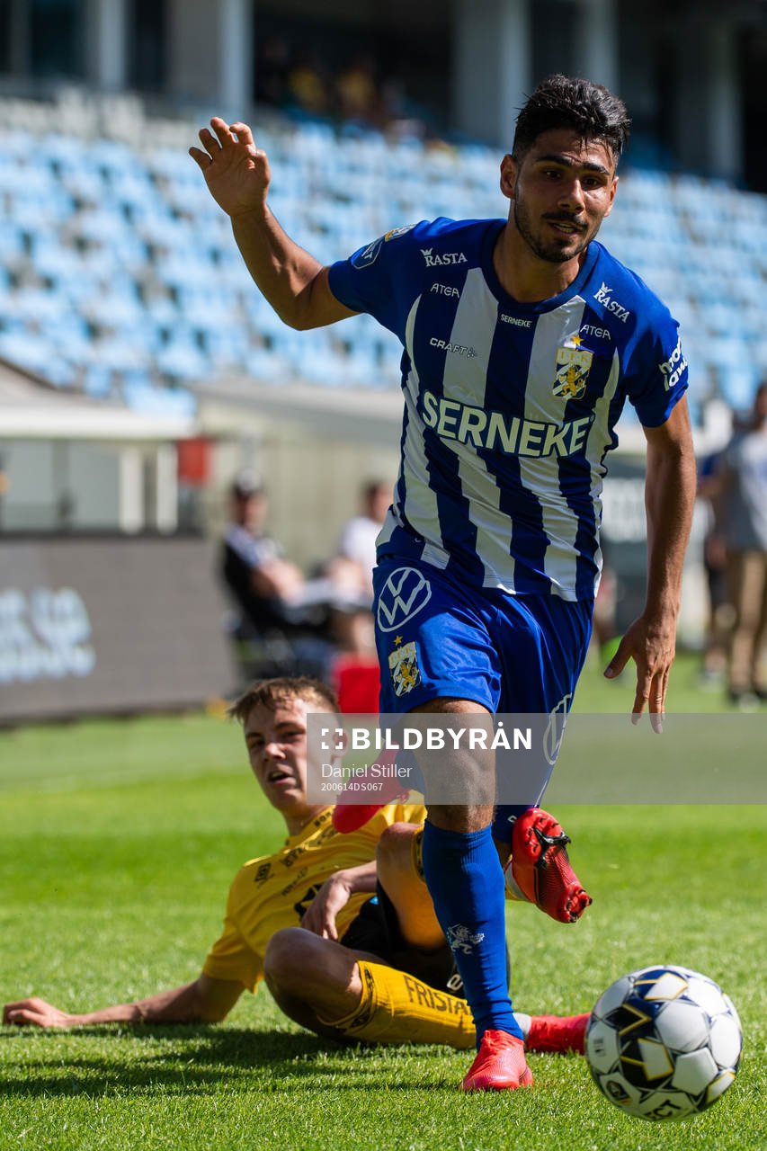 IFK Göteborgs Hosam Aiesh och Elfsborgs Jacob Ondrejka