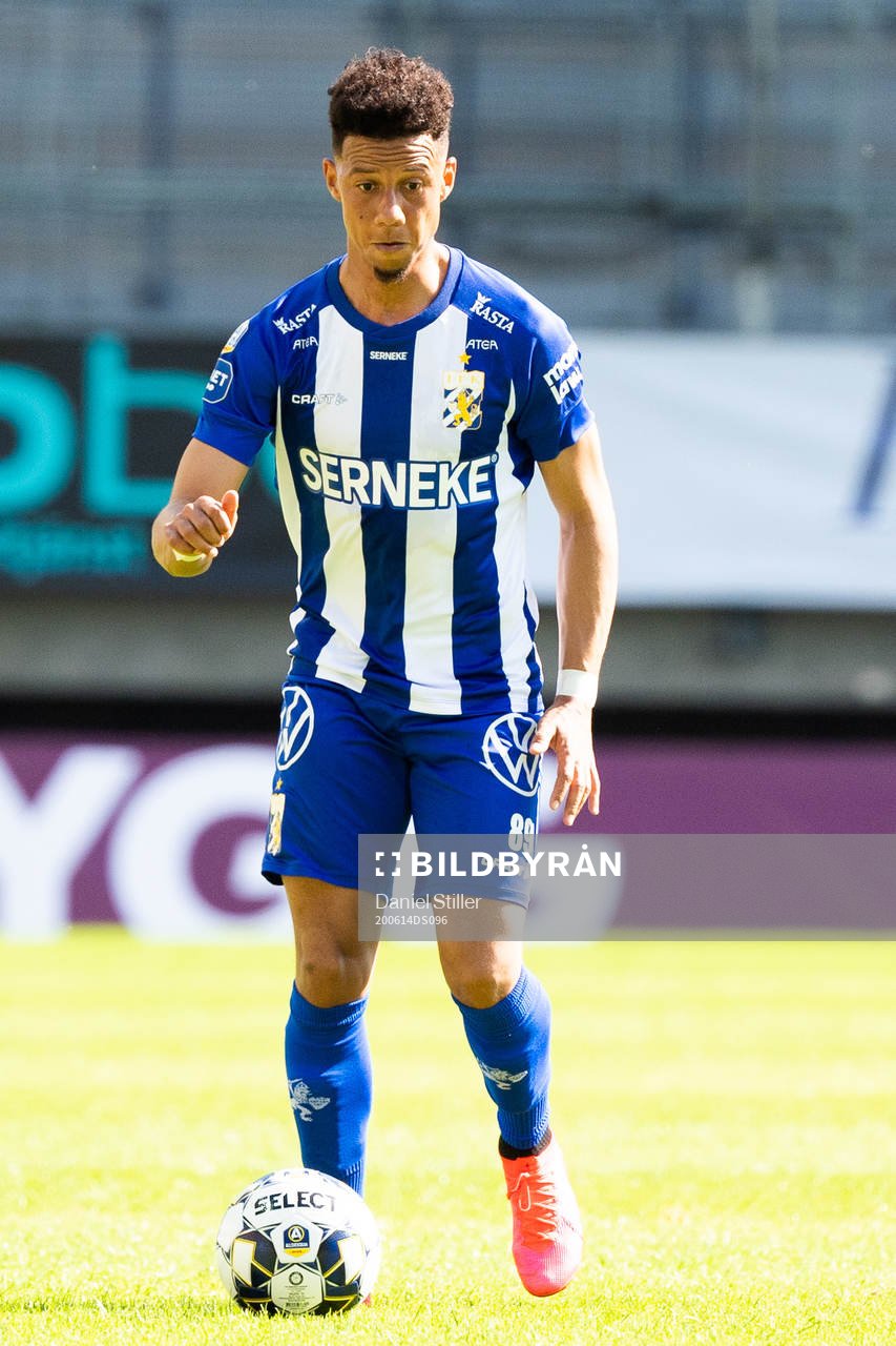 IFK Göteborgs Tobias Sana under fotbollsmatchen i Allsvenskan mellan IFK Göteborg och Elfsborg den 14 juni 2020 i Göteborg.