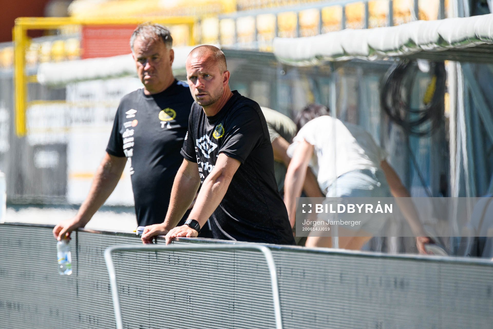 Elfsborgs U19 tränare Tobias Linderoth och Tony Lundkvist