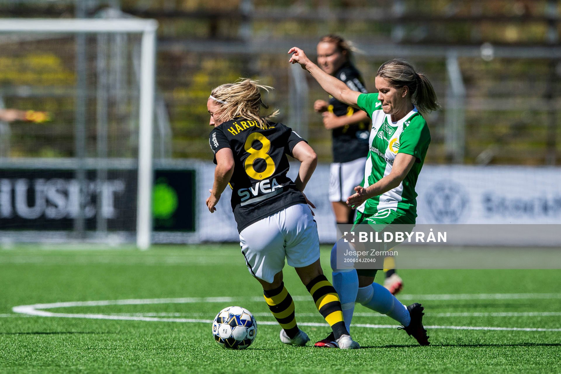 s Clara Härdling och Hammarbys Hanna Folkesson