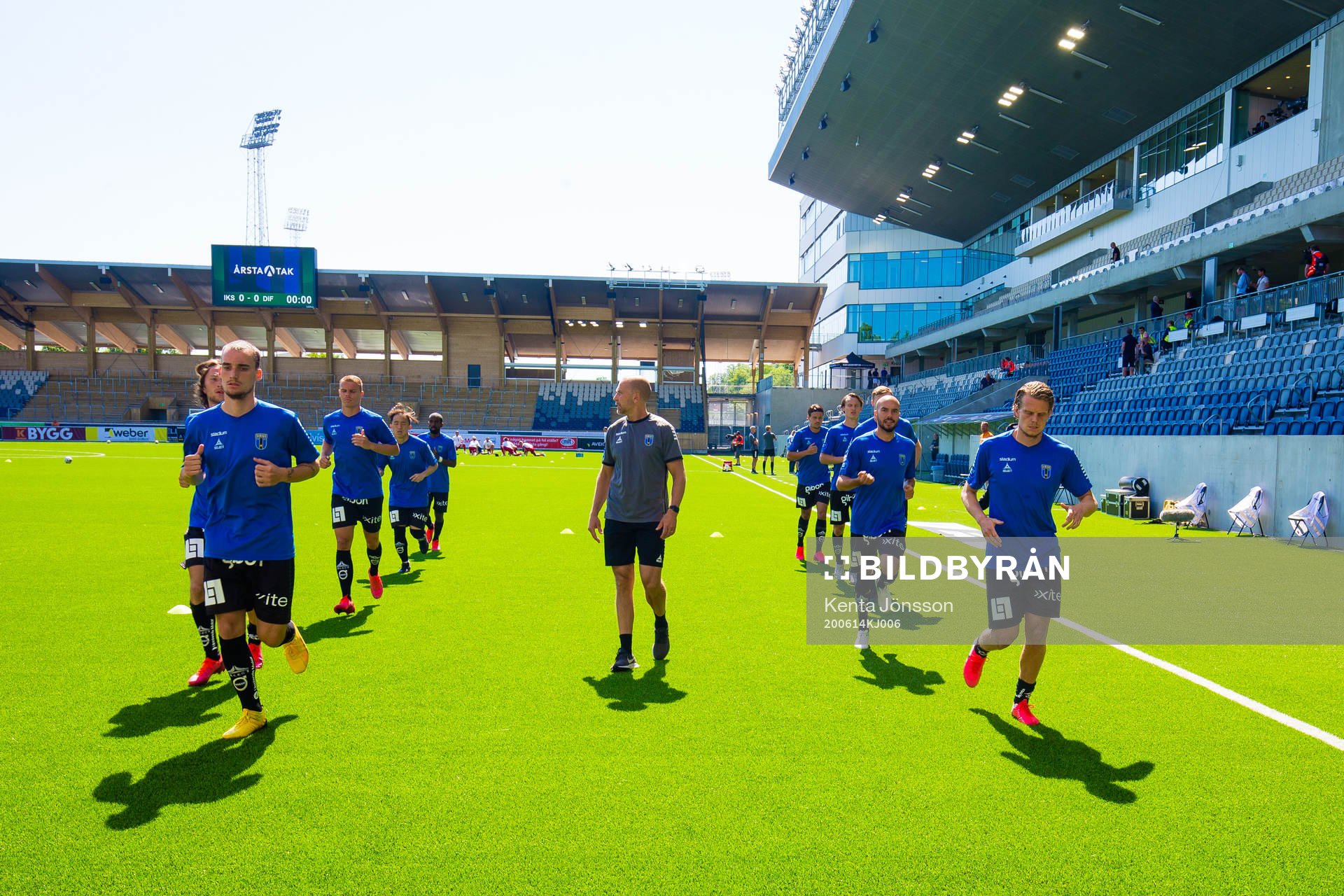 Sirius spelare värmer upp