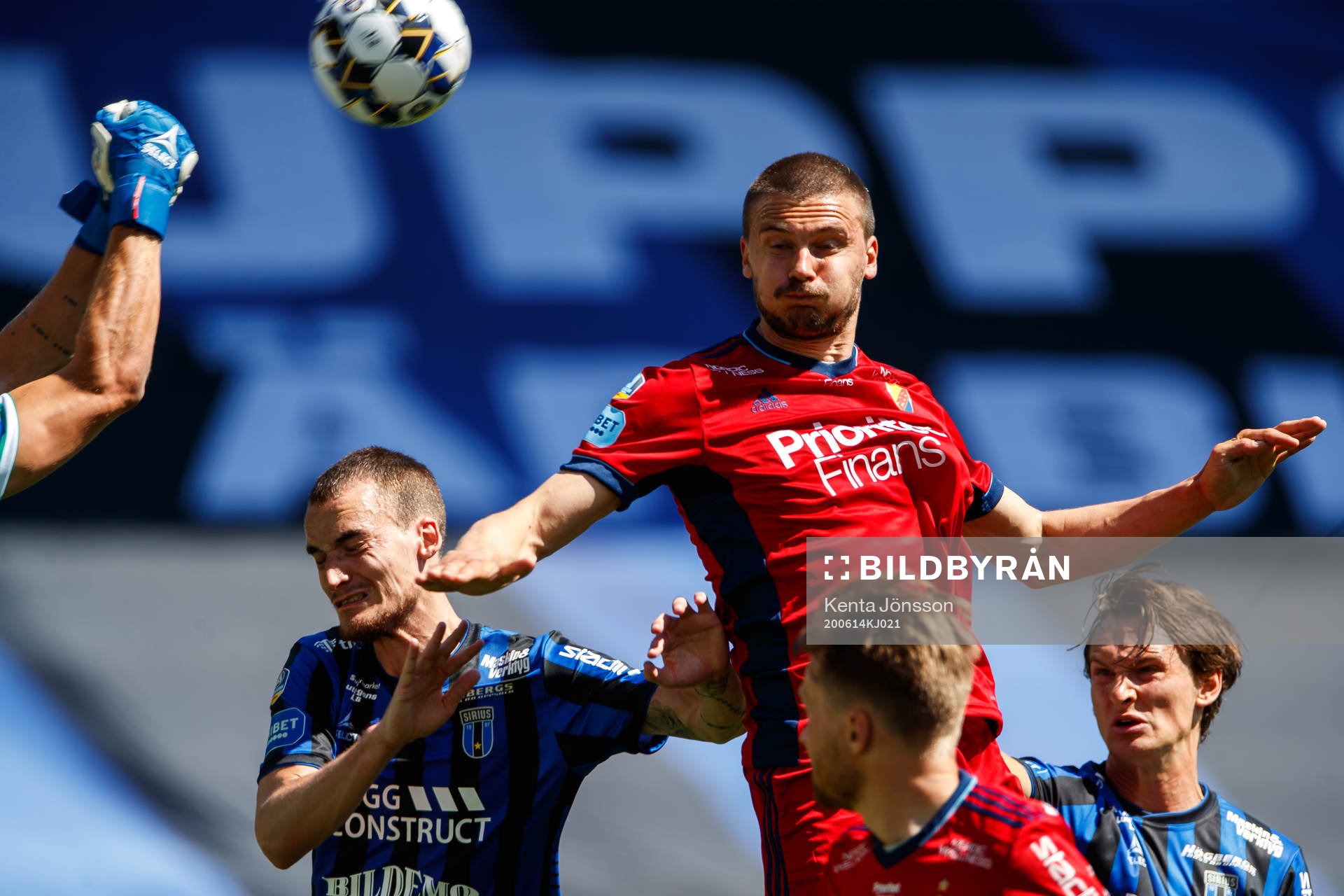 Djurgårdens Erik Berg och Sirius Adam Hellborg