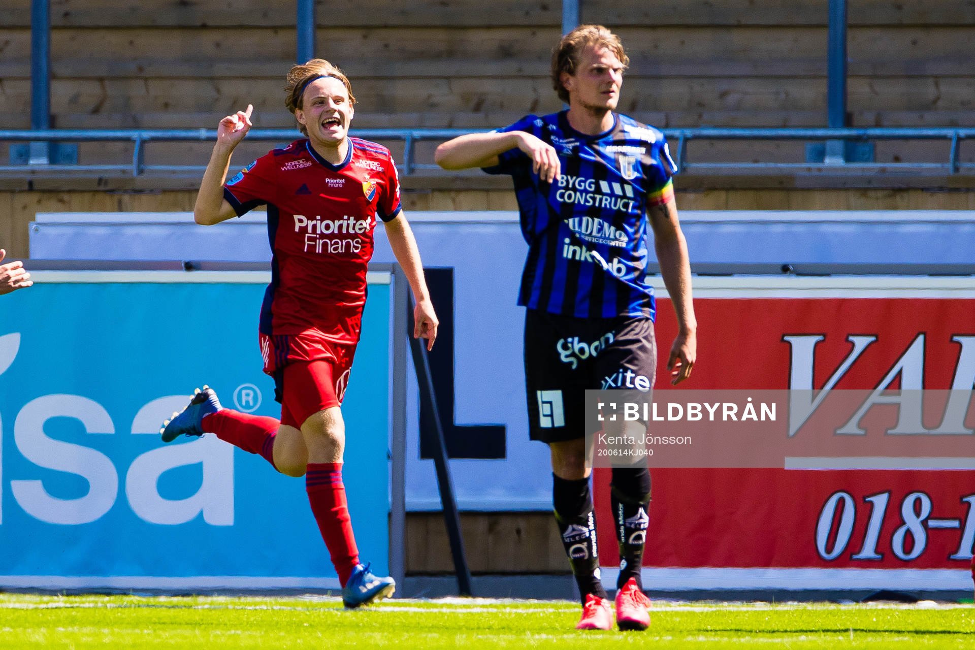 Djurgårdens Oscar Pettersson jublar